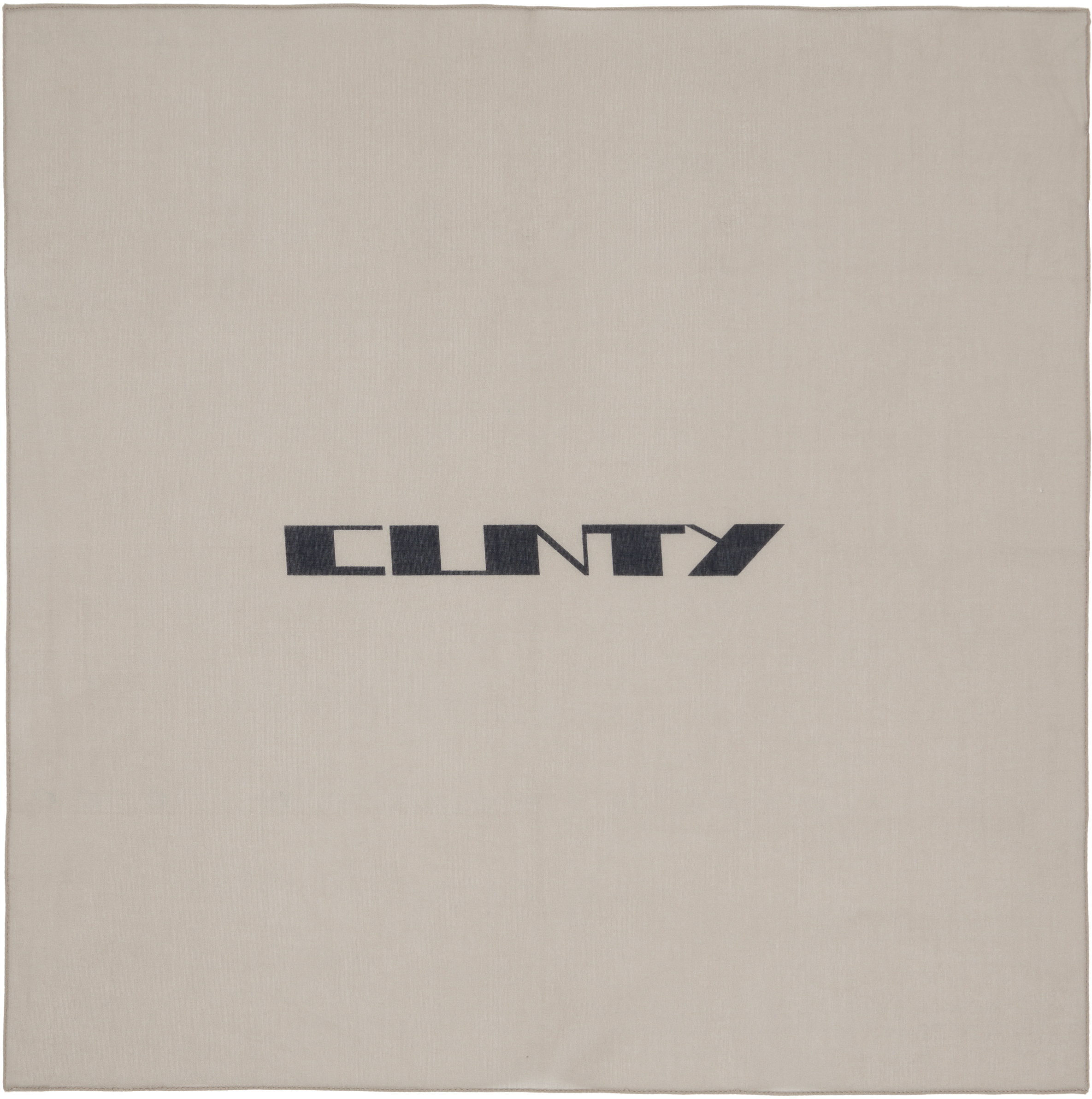 Taupe Concordians Cotton Bandana by Rick Owens DRKSHDW on Sale