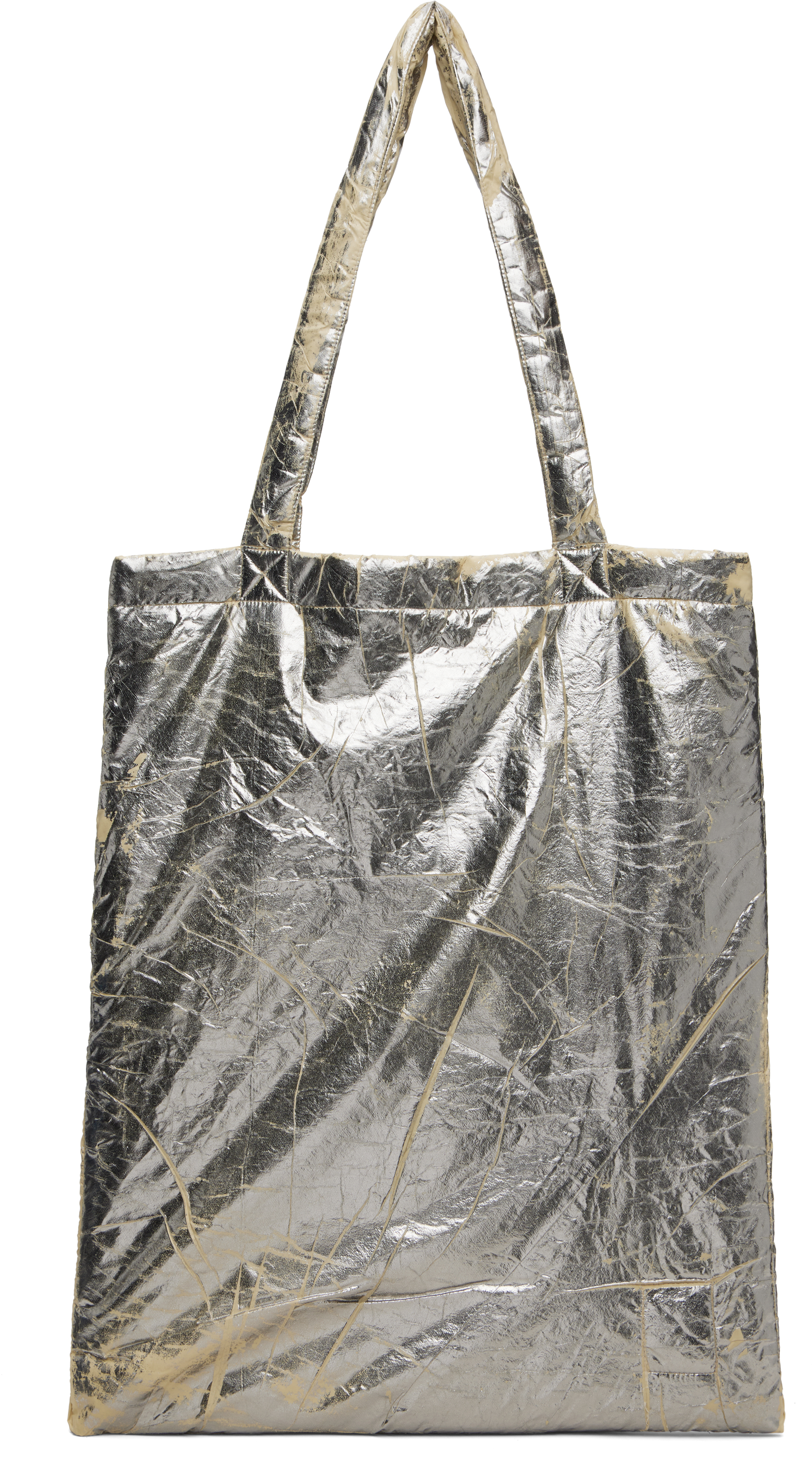 Rick Owens Drkshdw Silver Concordians Light Nylon Shopper Tote
