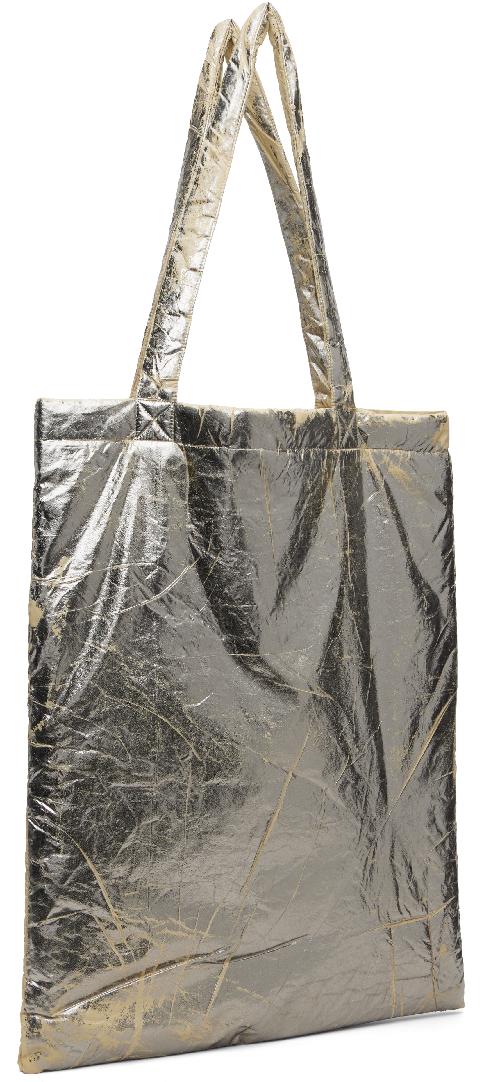 Rick Owens Drkshdw Silver Concordians Light Nylon Shopper Tote