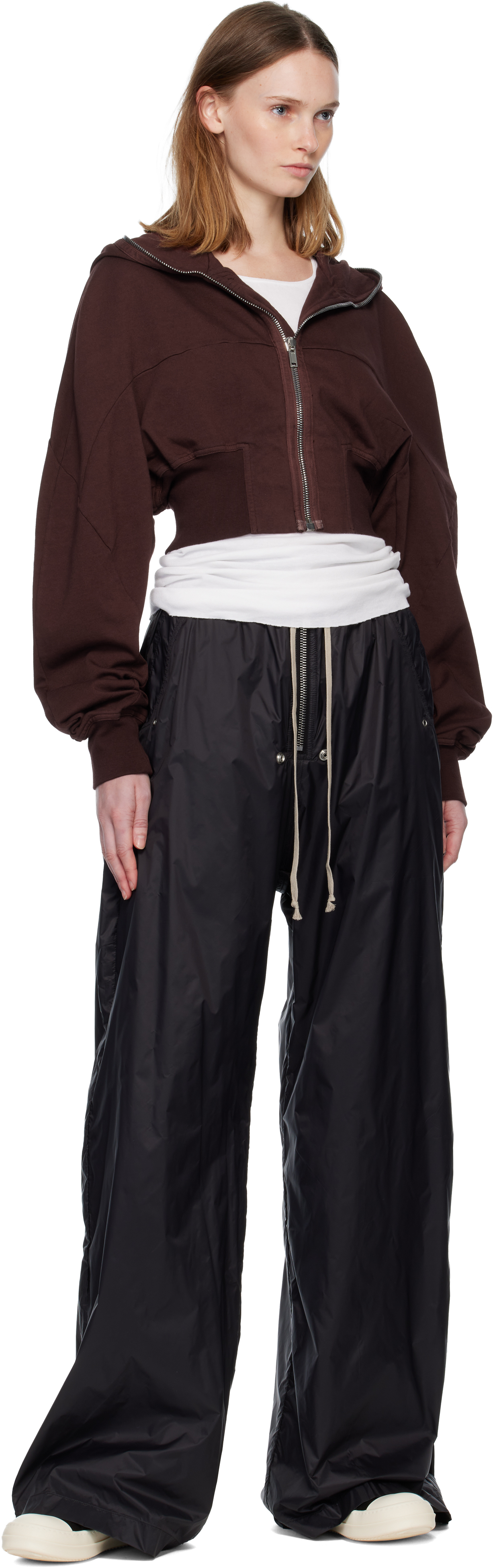 Rick Owens Drkshdw Black Concordians Geth Belas Trousers In Black