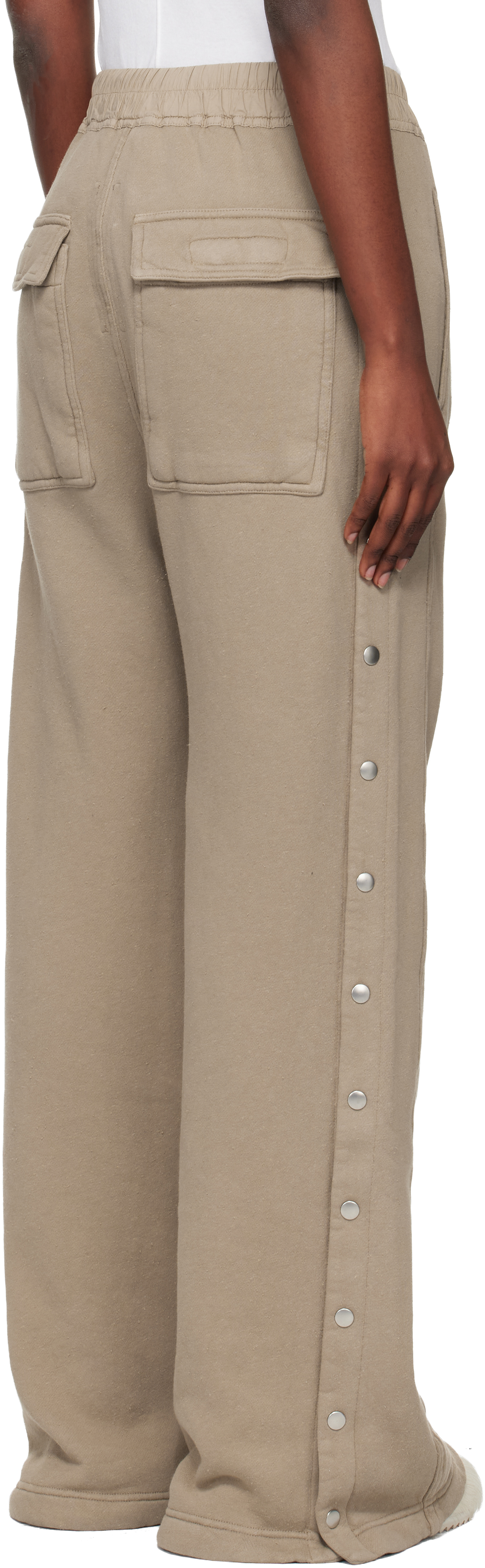 Rick Owens Drkshdw Taupe Concordians Pusher Sweatpants In Neutral