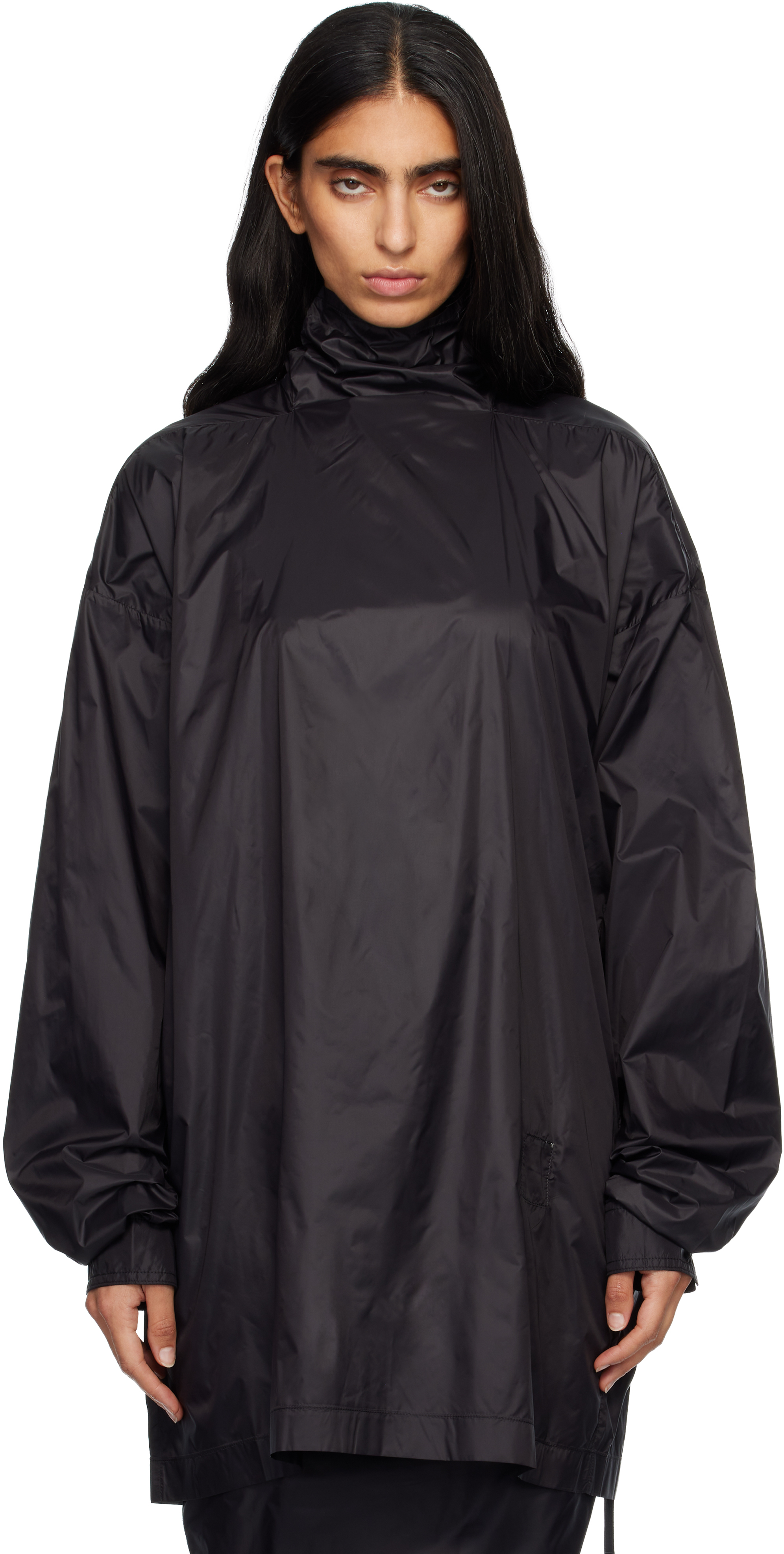Black Concordians Jumbo Turtleneck by Rick Owens DRKSHDW on Sale