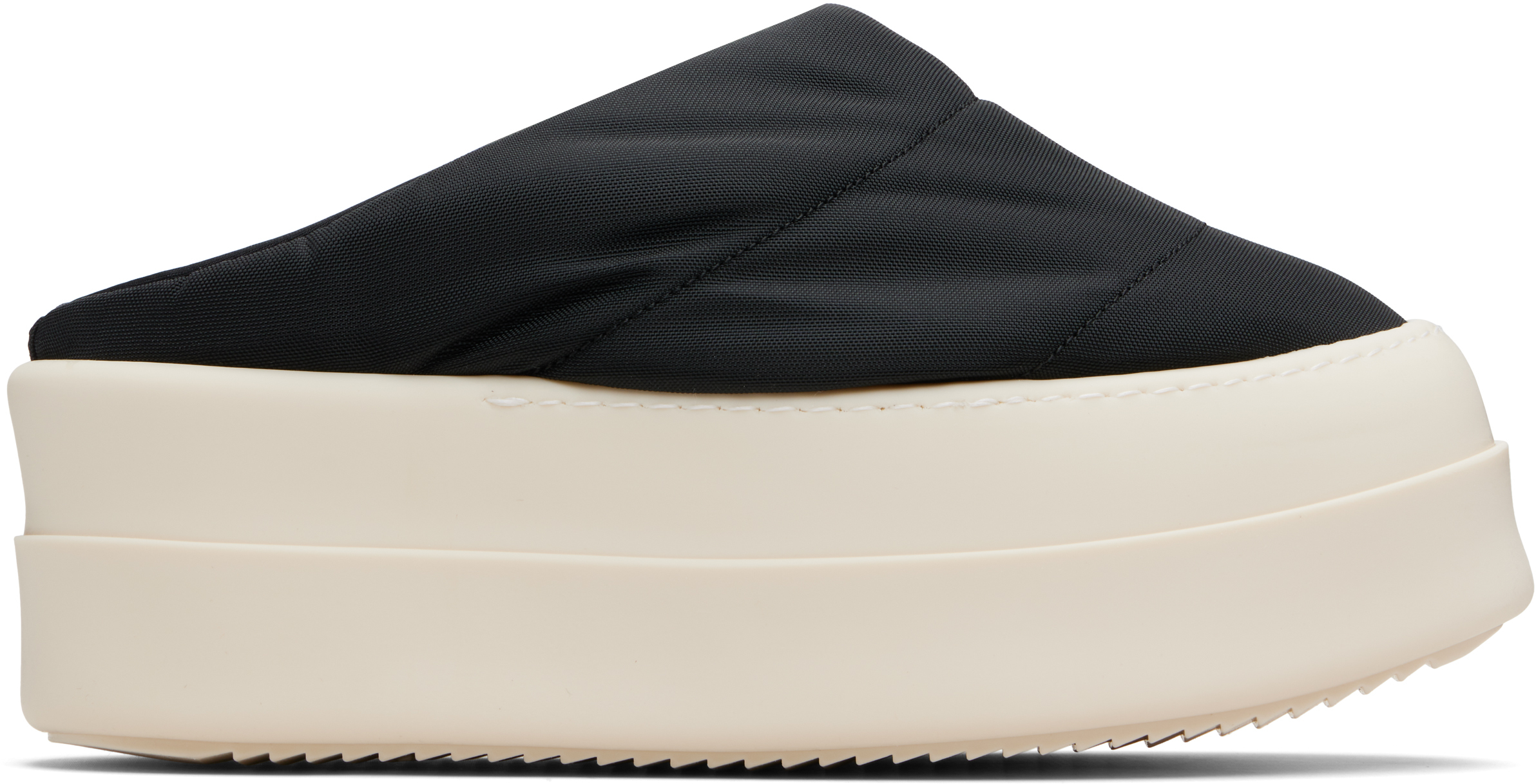 Rick Owens DRKSHDWのブラック Concordians Mega Bumper Slip On Lunar