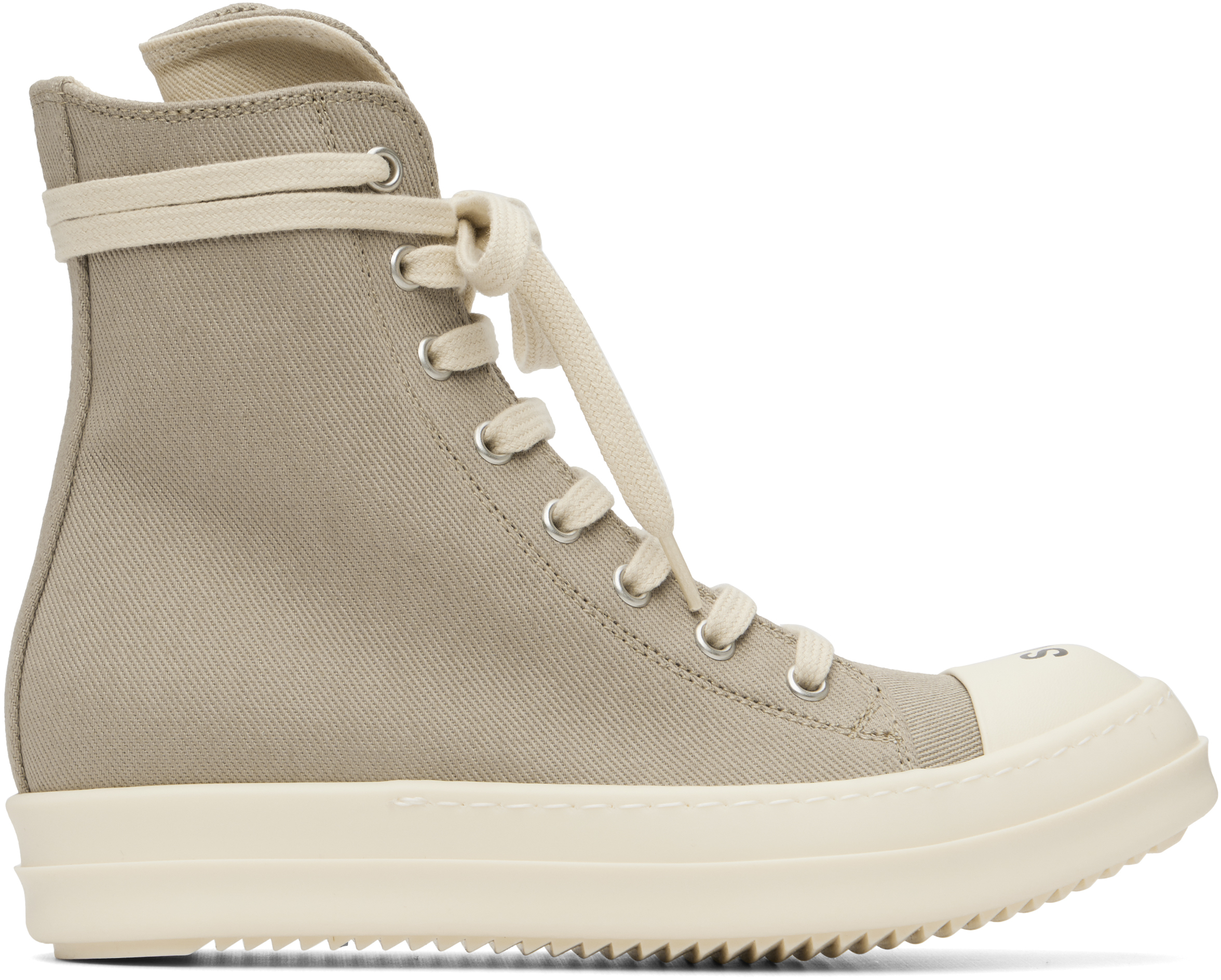 Taupe Concordians Sneaks Sneakers by Rick Owens DRKSHDW on Sale