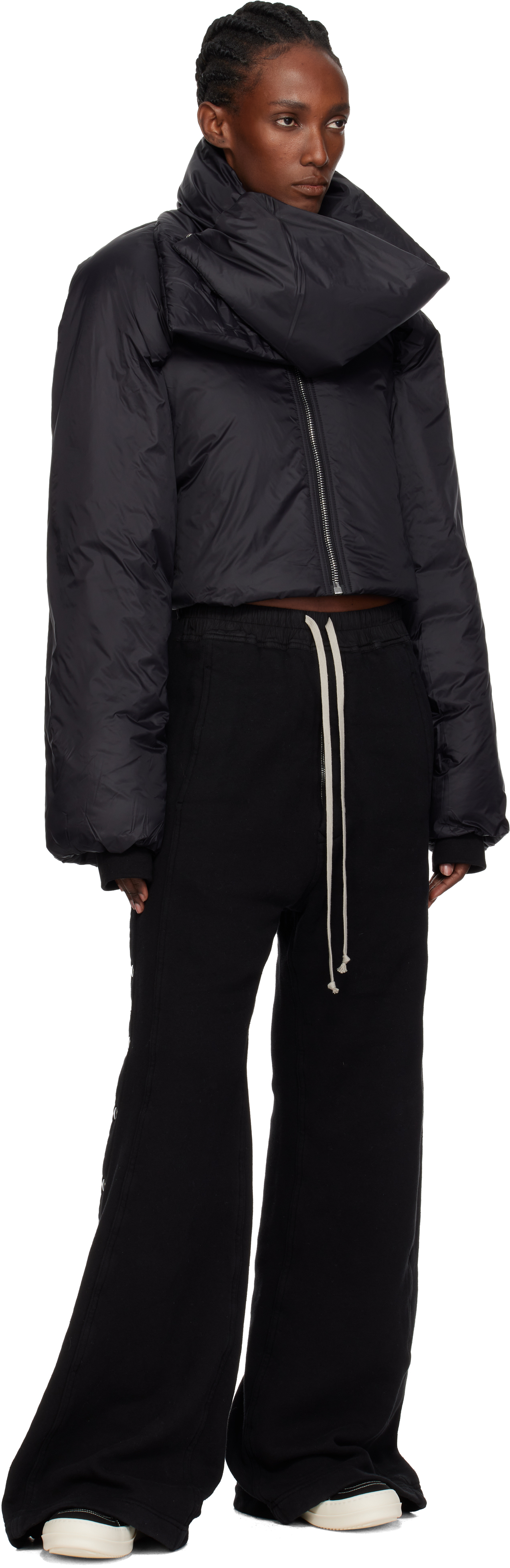 Rick Owens Drkshdw Black Concordians Laceless Vintage Sneaks Sneakers In Multi