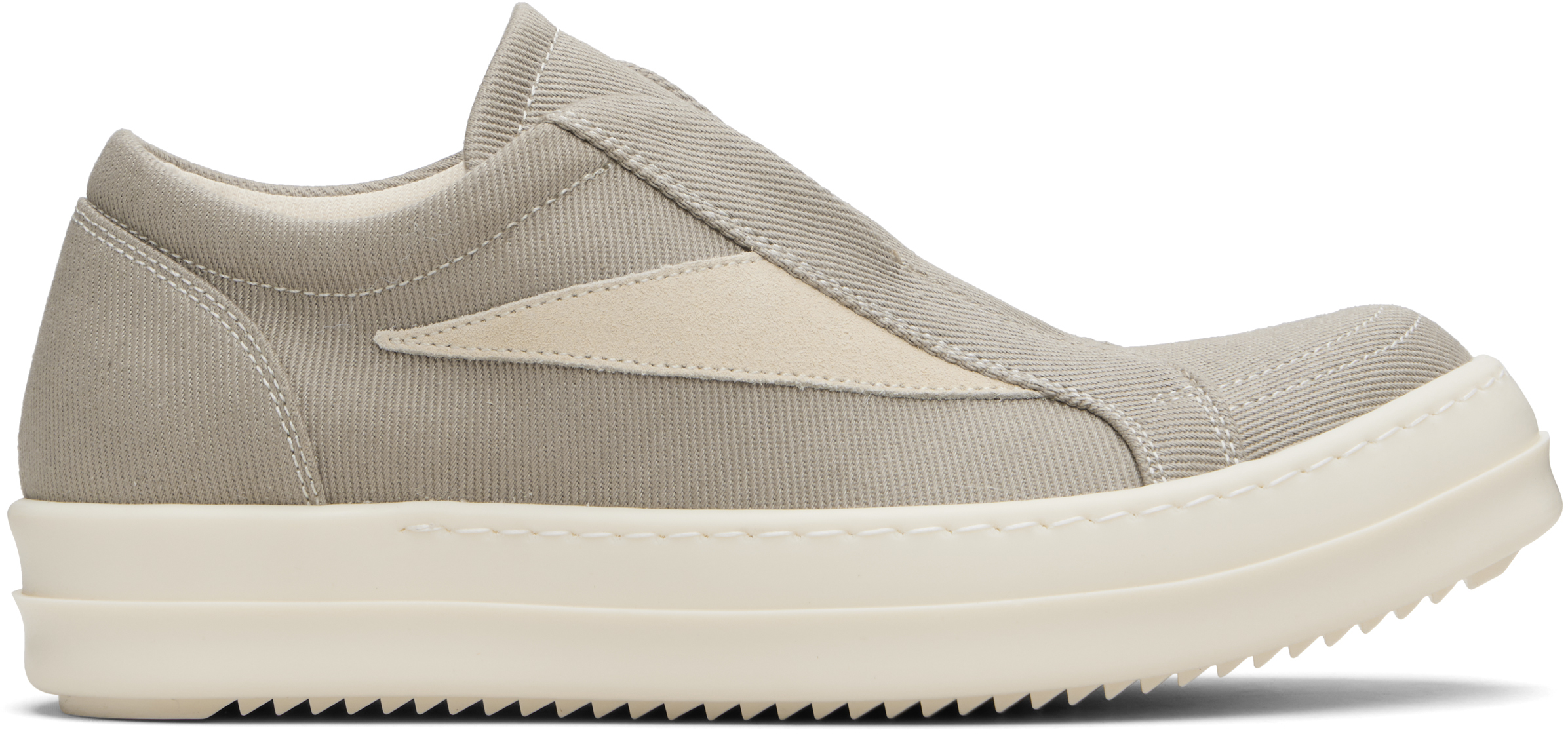 Rick Owens DRKSHDWのトープ Concordians Laceless Vintage Sneaks