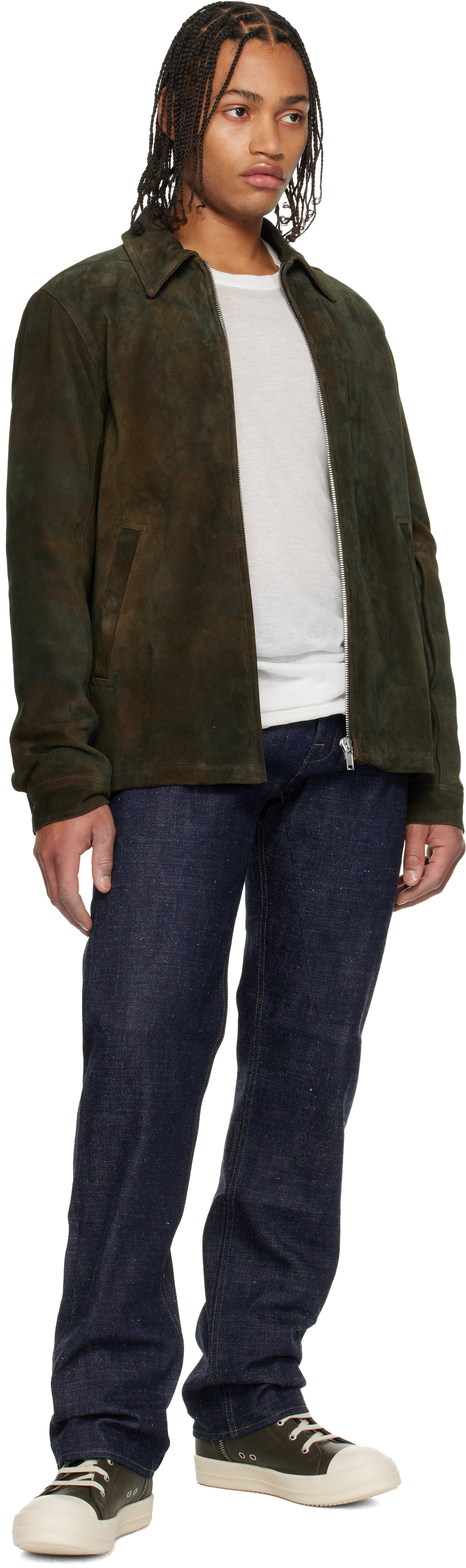 Rick Owens Drkshdw Indigo Concordians Kurdt Jeans In Blue