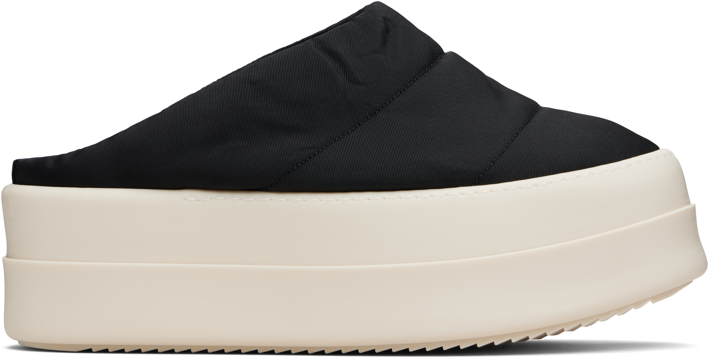 Rick Owens DRKSHDWのブラック Concordians Mega Bumper Slip On Lunar