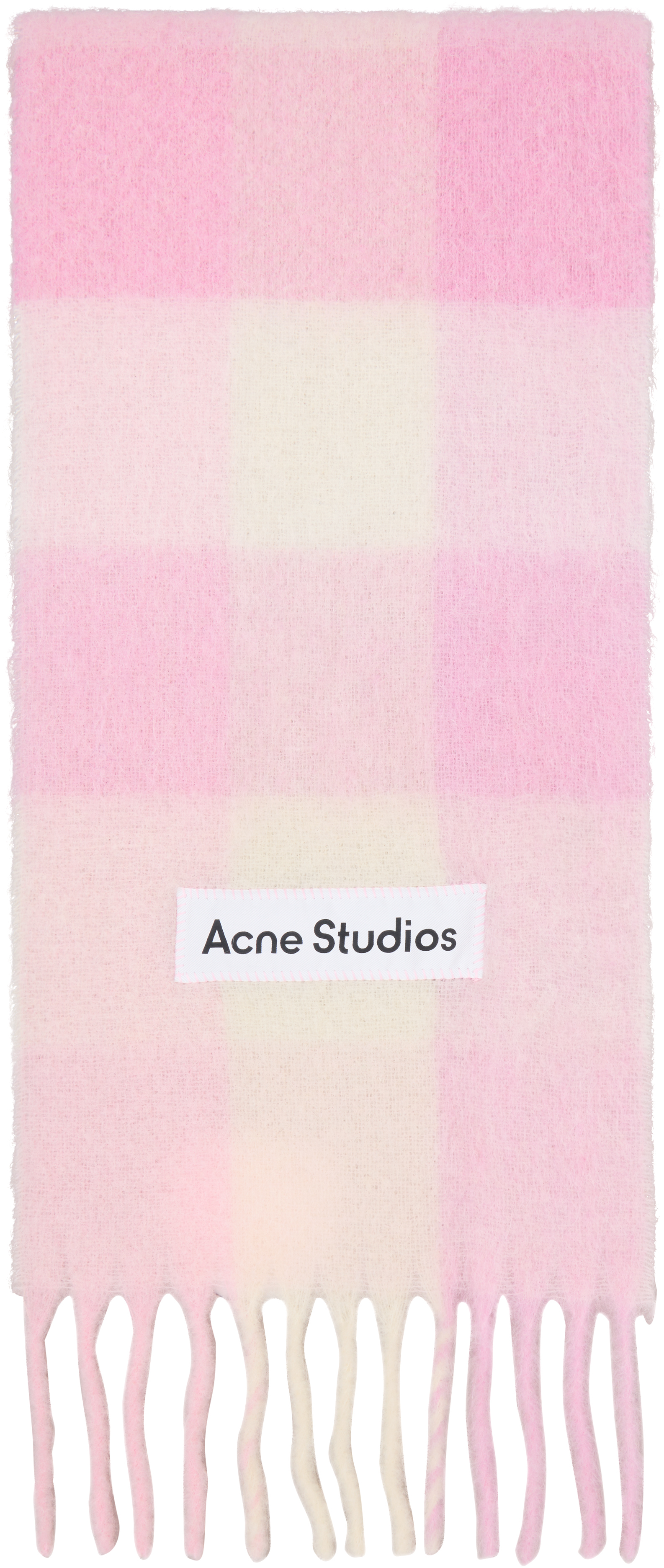 Acne Studios モヘアチェックマフラー Acne Studios(アクネストゥディオズ) mohair check scarf モヘア