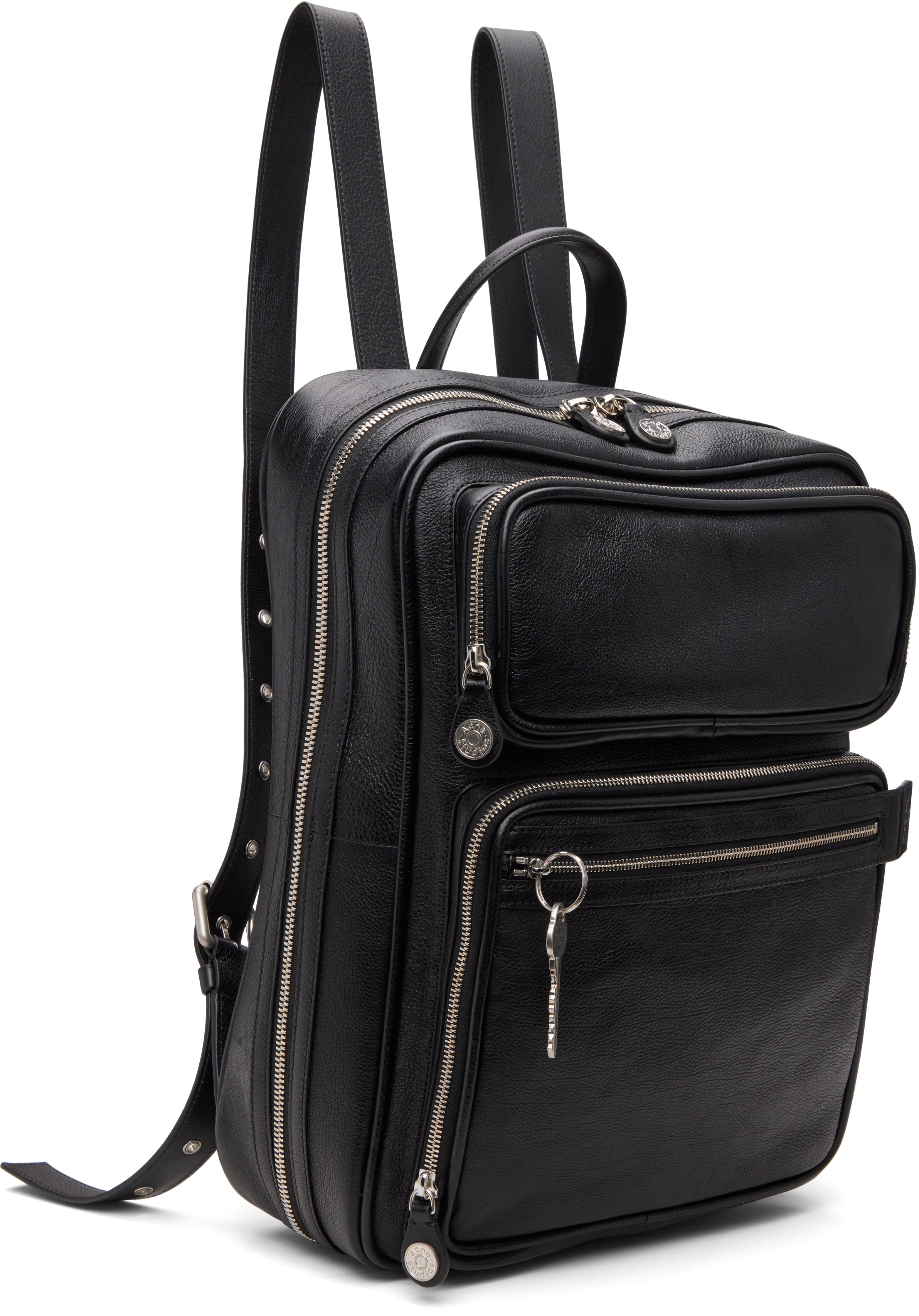 Acne Studios Black Camero Gym Backpack In Black