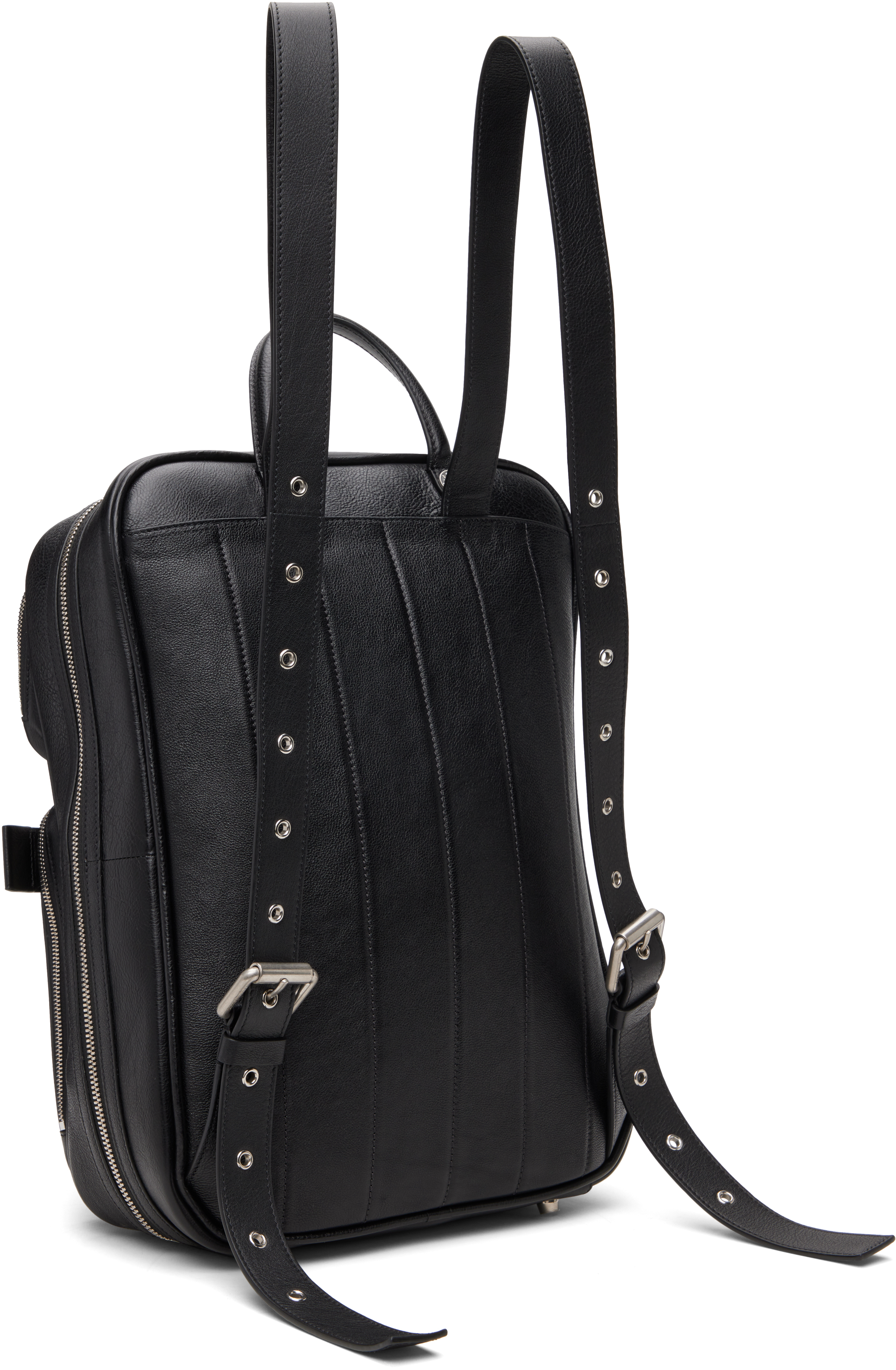Acne Studios Black Camero Gym Backpack In Black