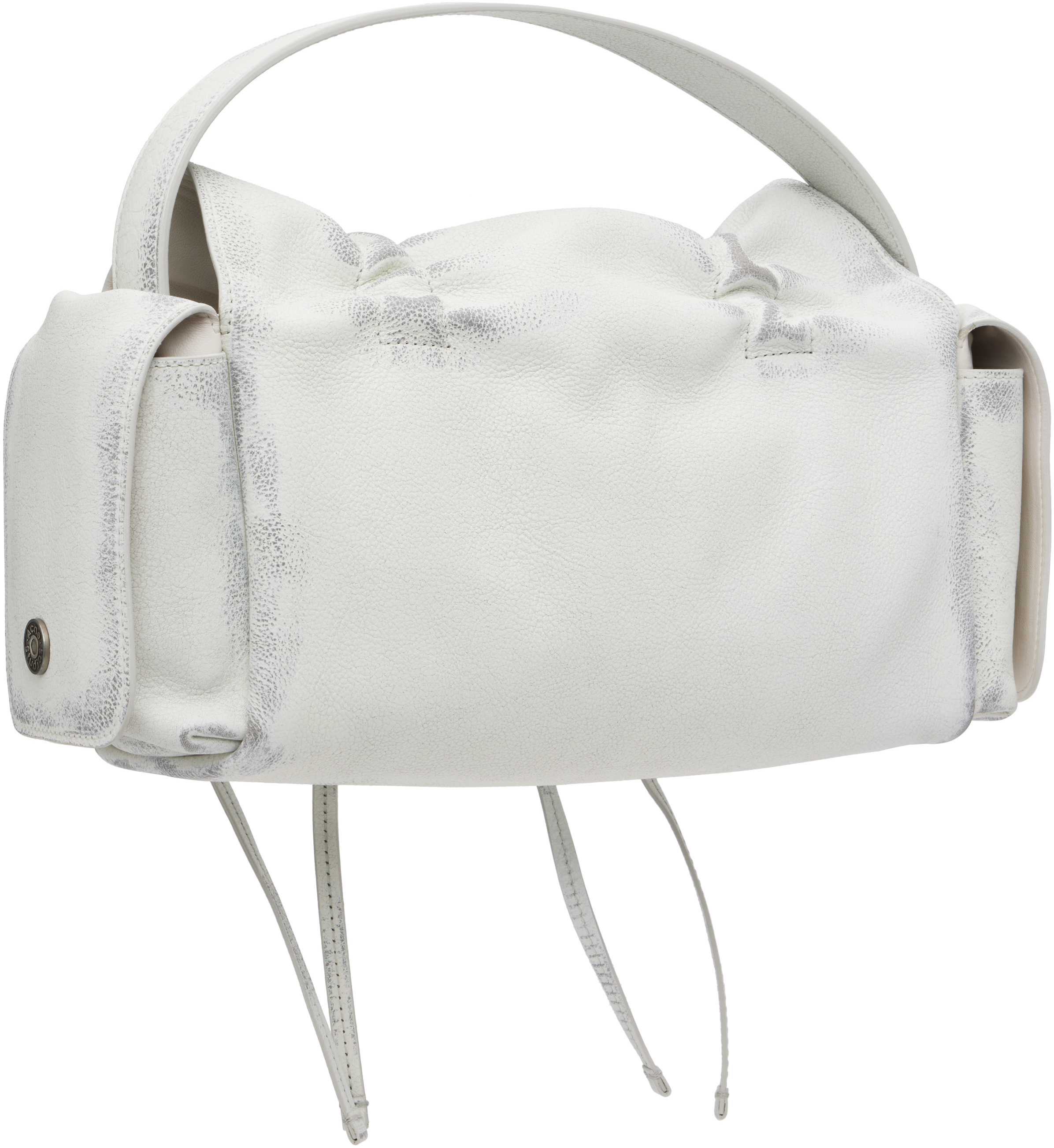 Acne Studios Multipocket Micro Vintage Grained-leather Top Handle Bag