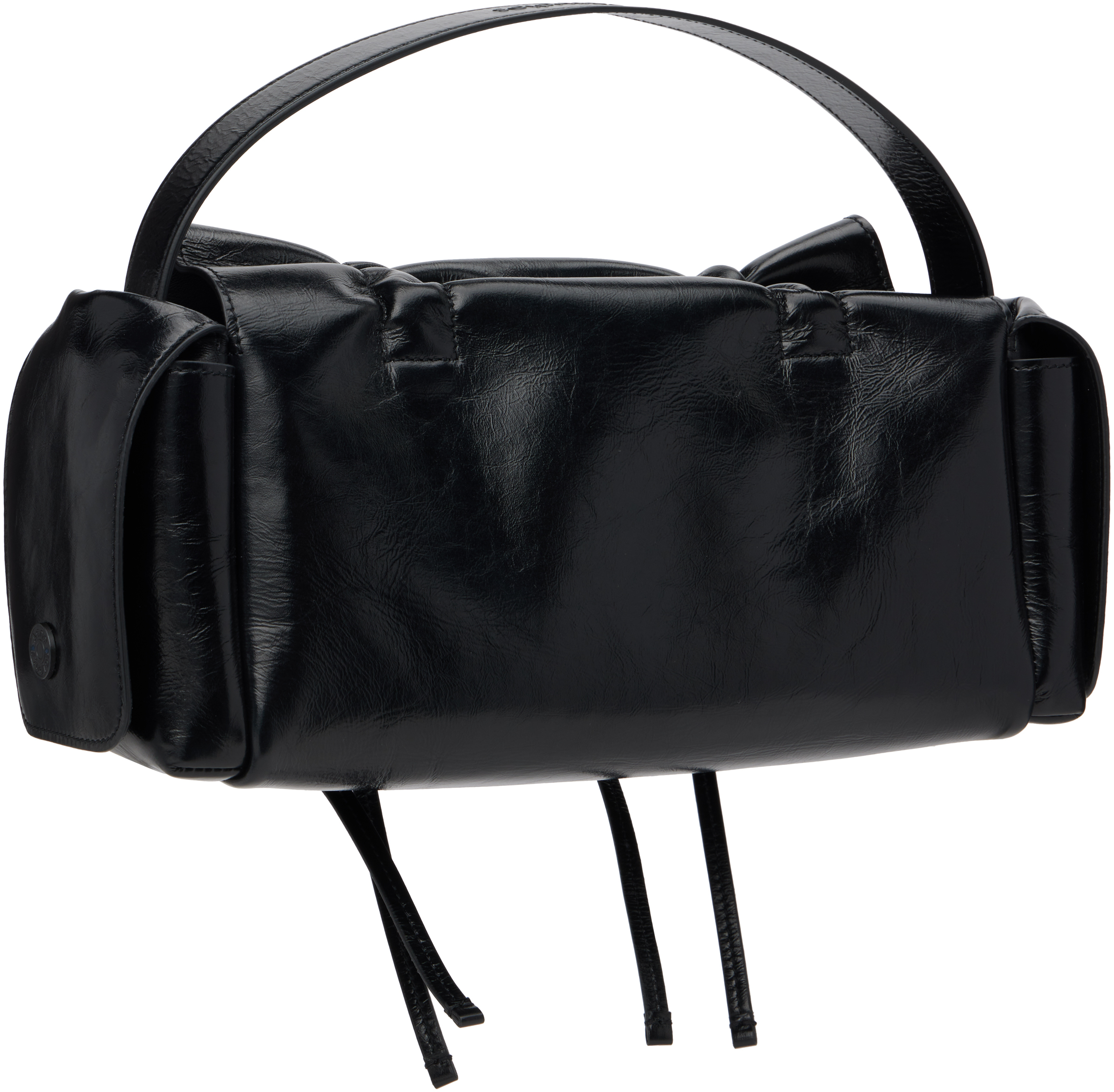 Acne Studios Black Multipocket Bag In Black