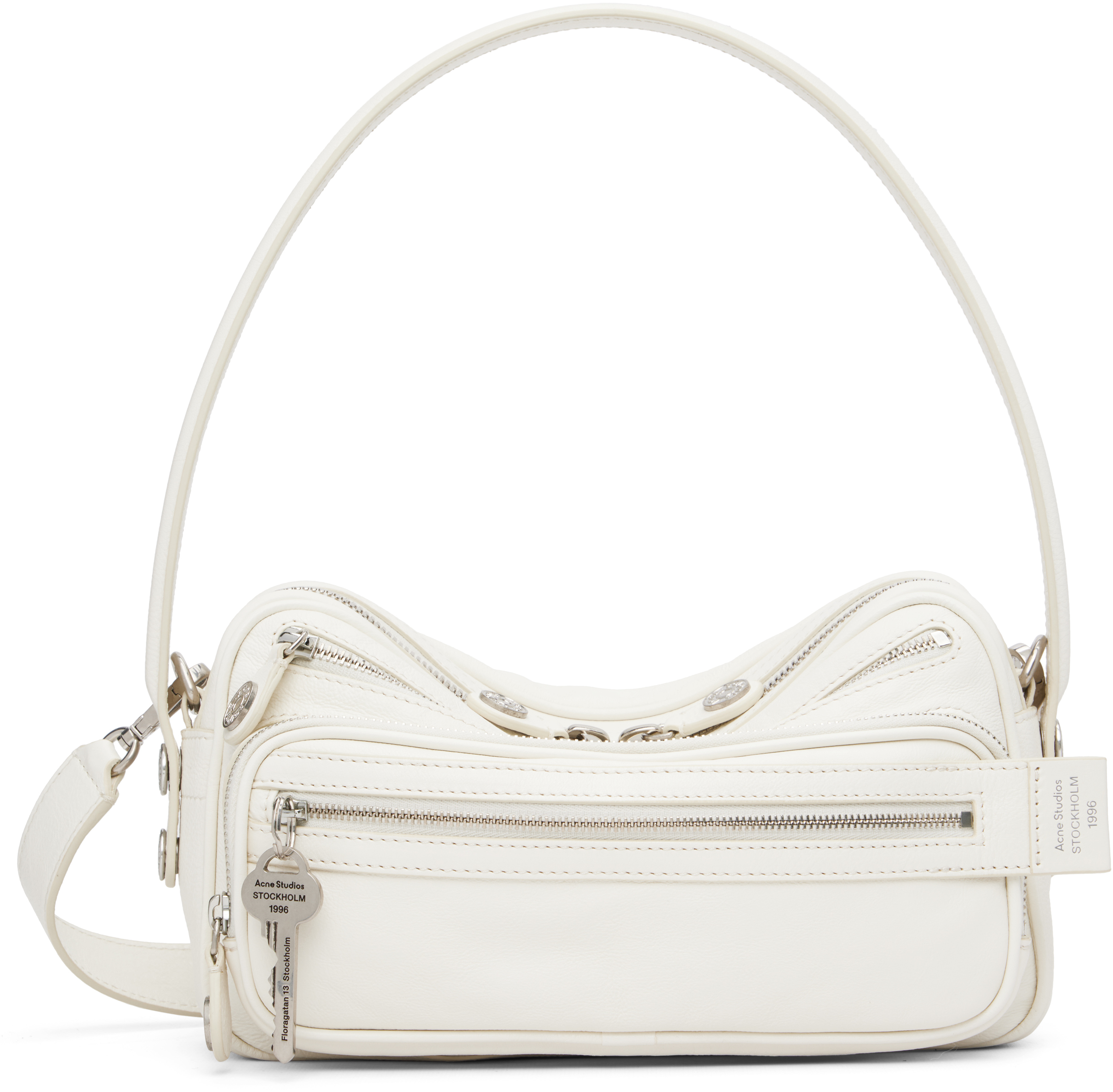 Acne Studios: Off-White Camero Party Shoulder Bag | SSENSE