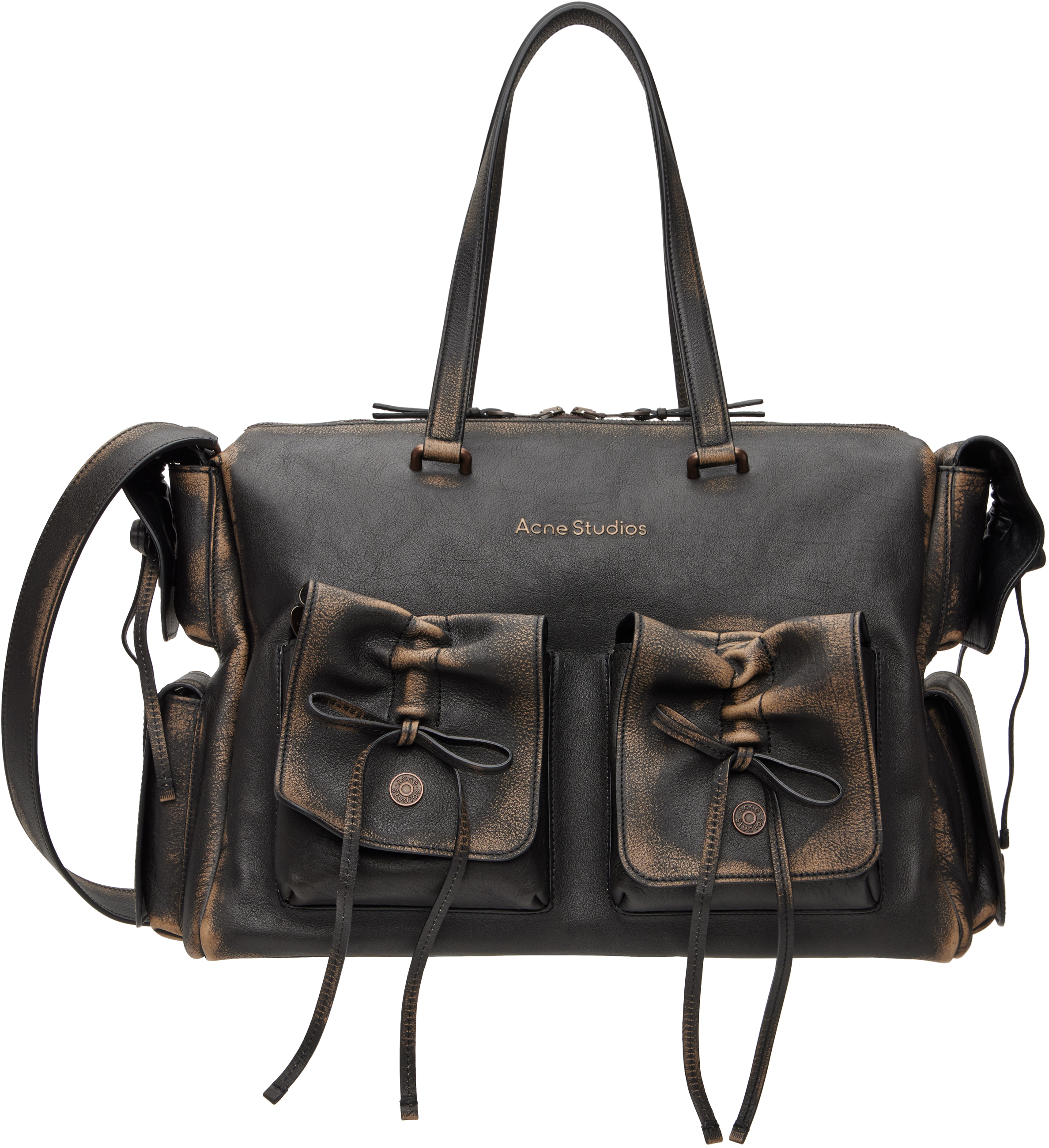 Acne Studios Brown Multipocket Tote