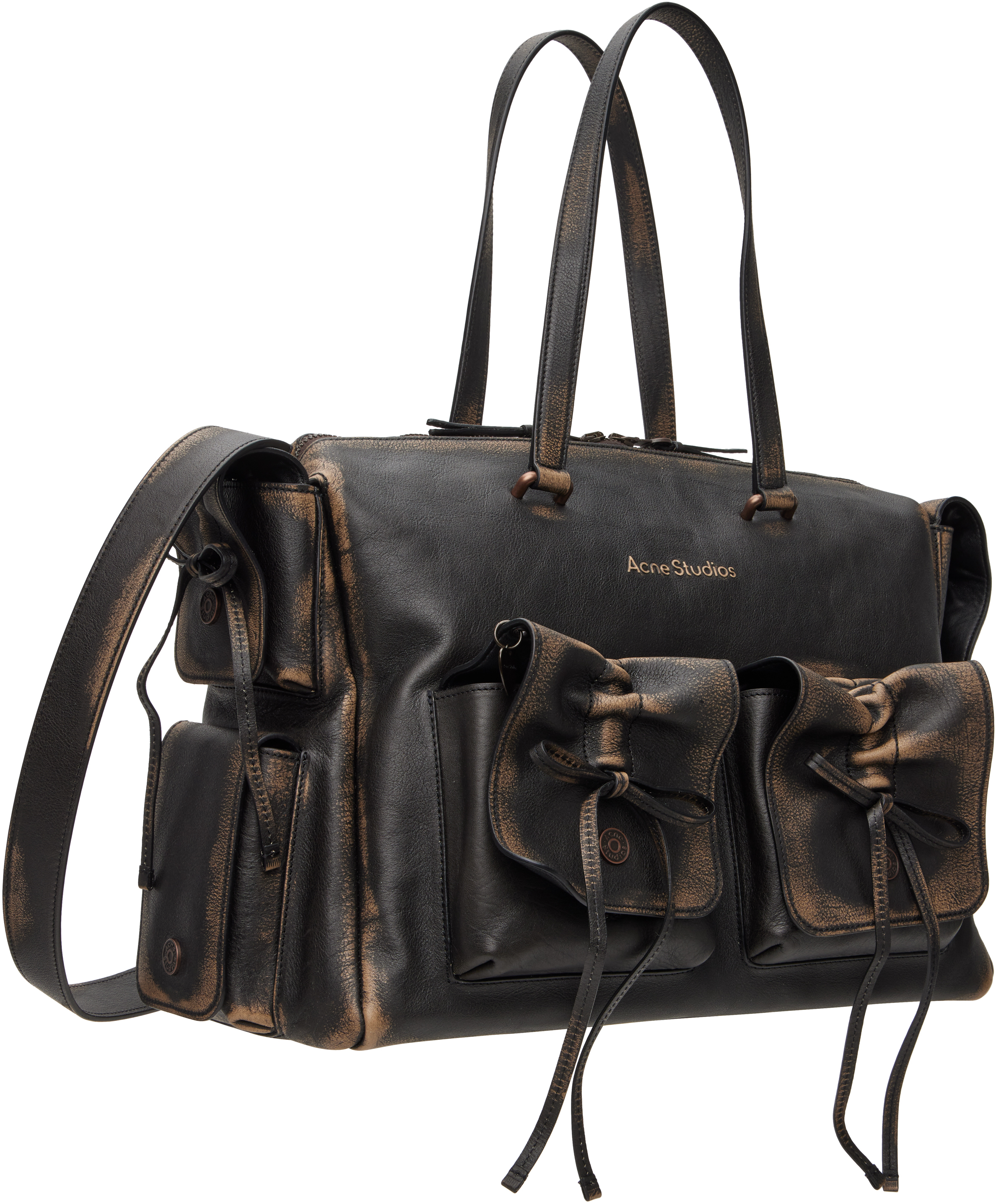 Acne Studios Brown Multipocket Tote