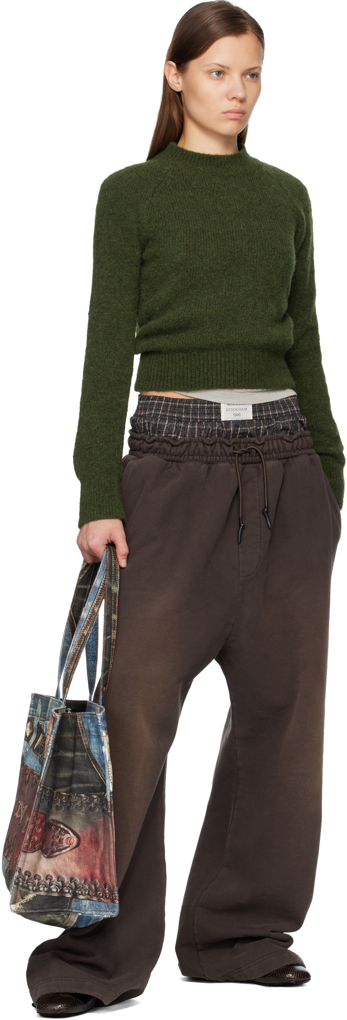 Acne Studios Multicolor Logo Tote