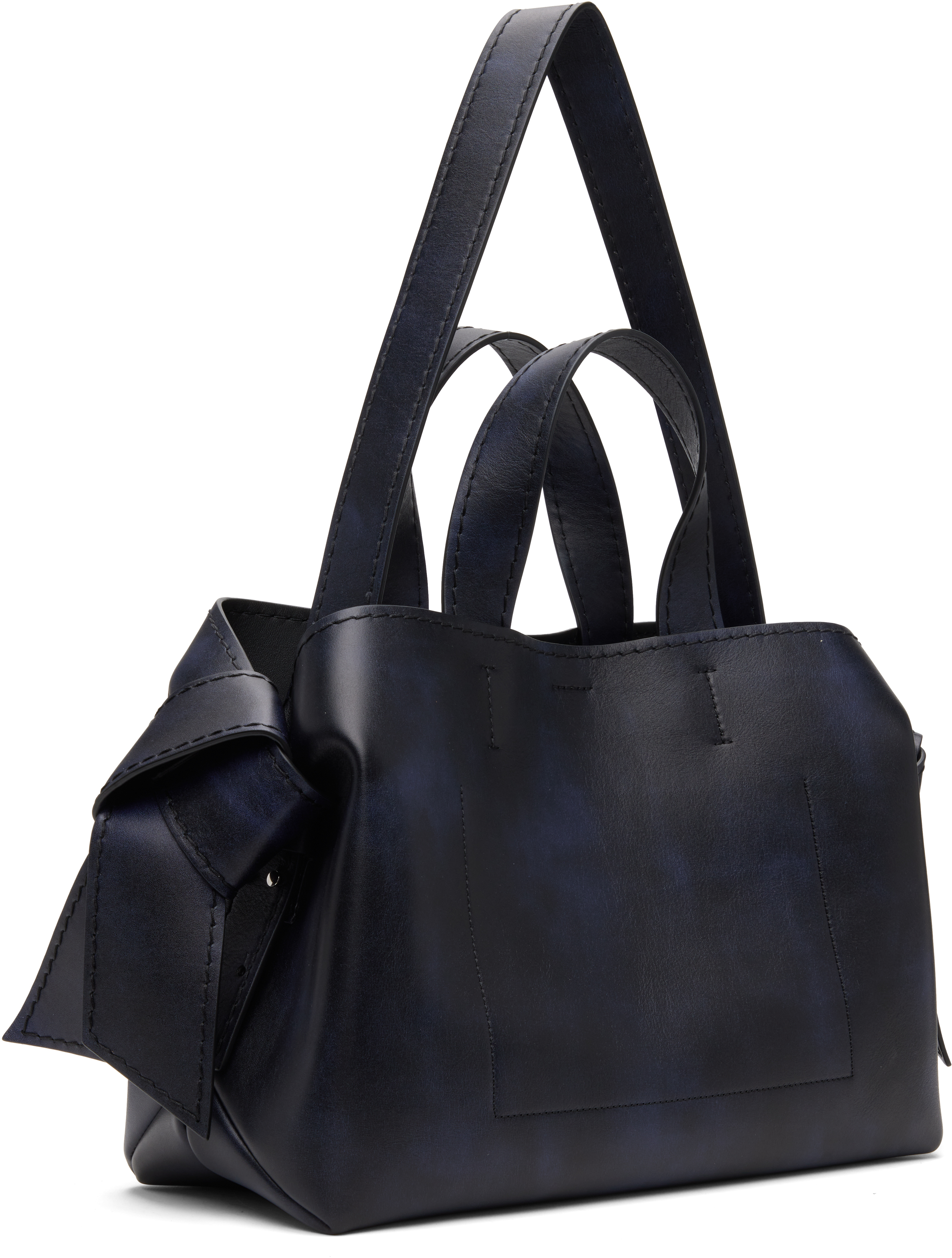 Acne Studios Navy Musubi Midi Tote