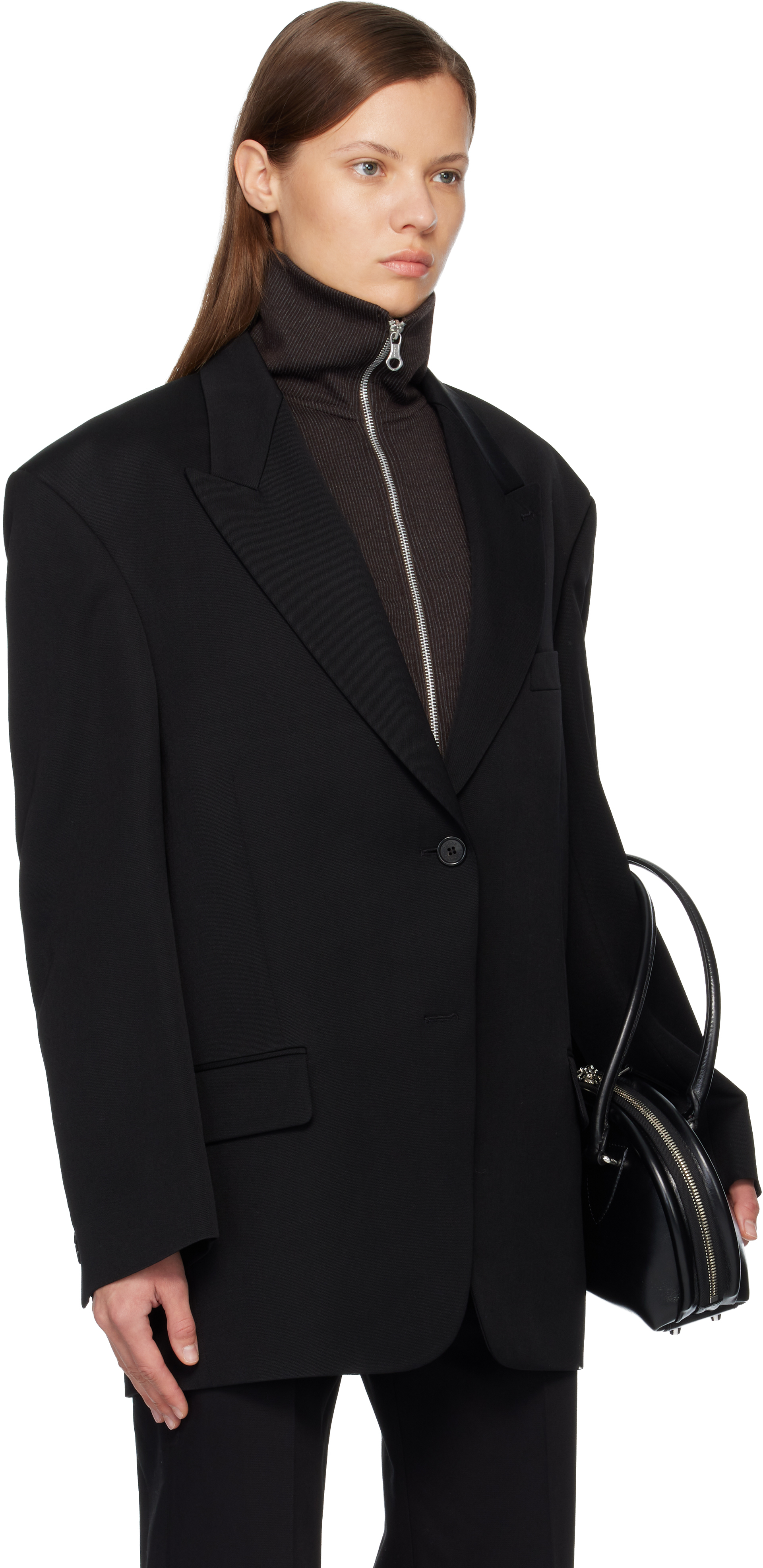 Acne Studios Black Single-breasted Blazer In Black