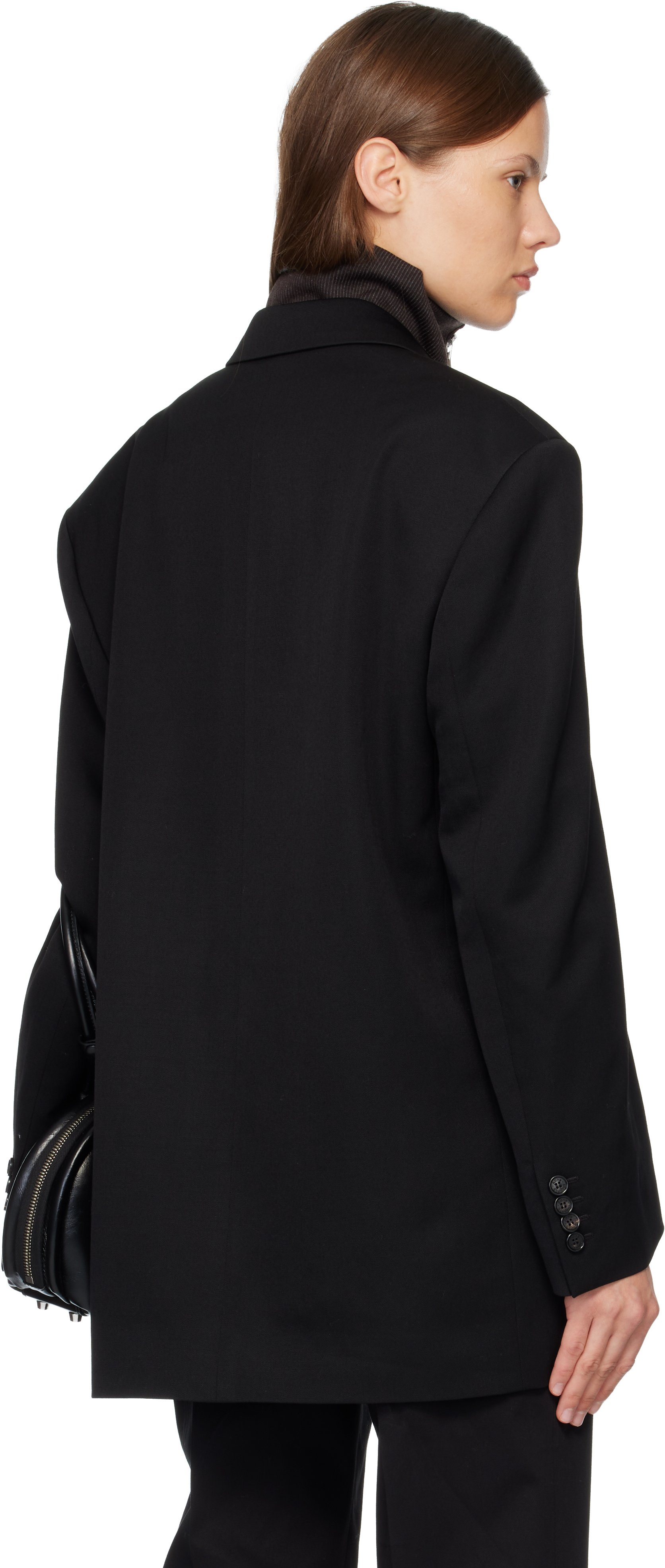 Acne Studios Black Single-breasted Blazer In Black