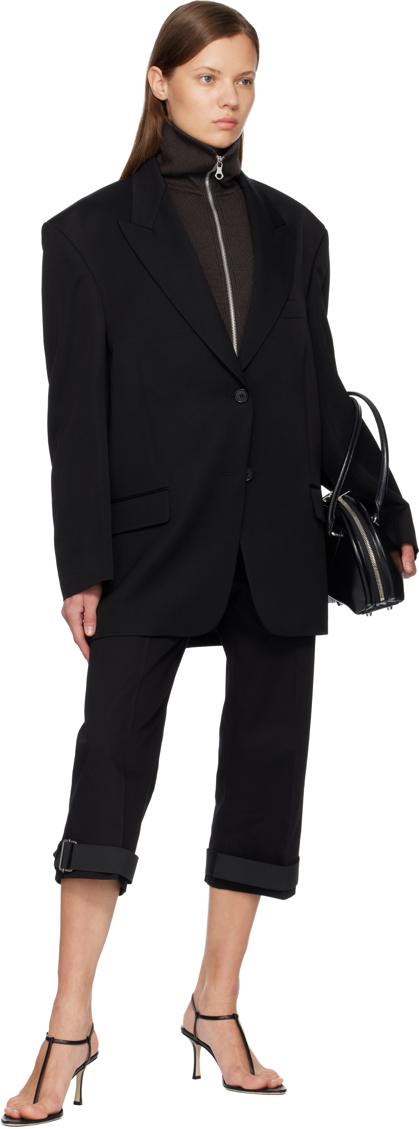 Acne Studios Black Single-breasted Blazer In Black