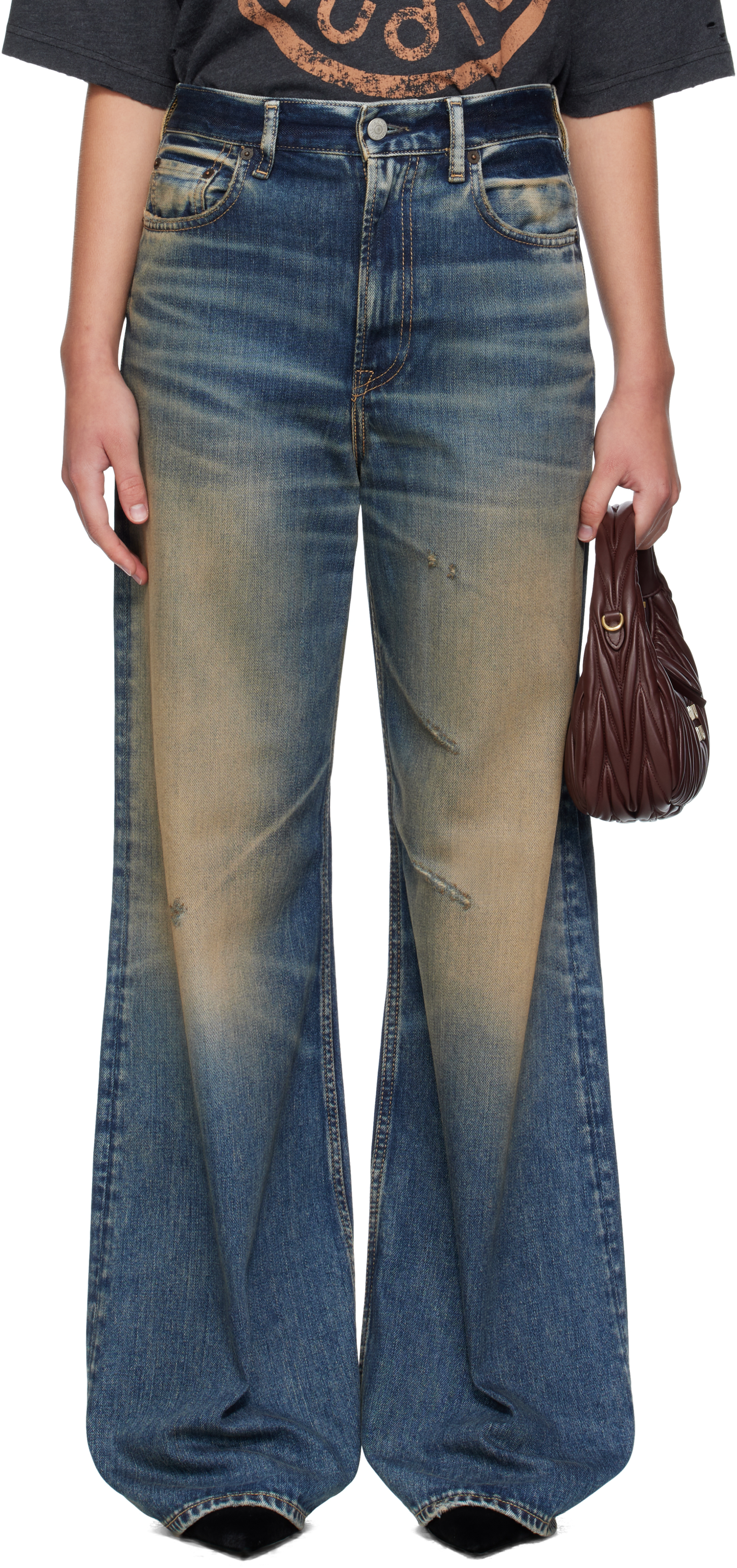 Acne Studios Blue Regular-fit 2022f Jeans In Blue