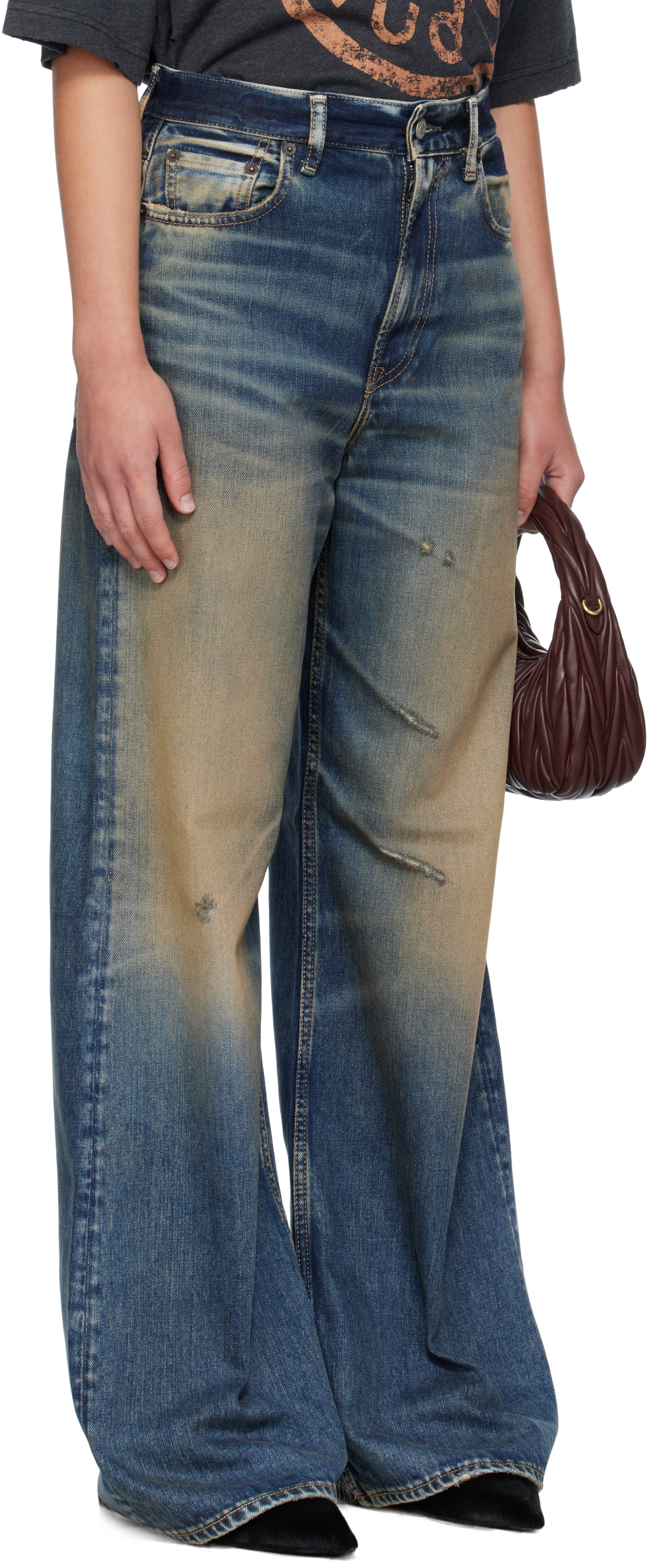 Acne Studios Blue Regular-fit 2022f Jeans In Blue
