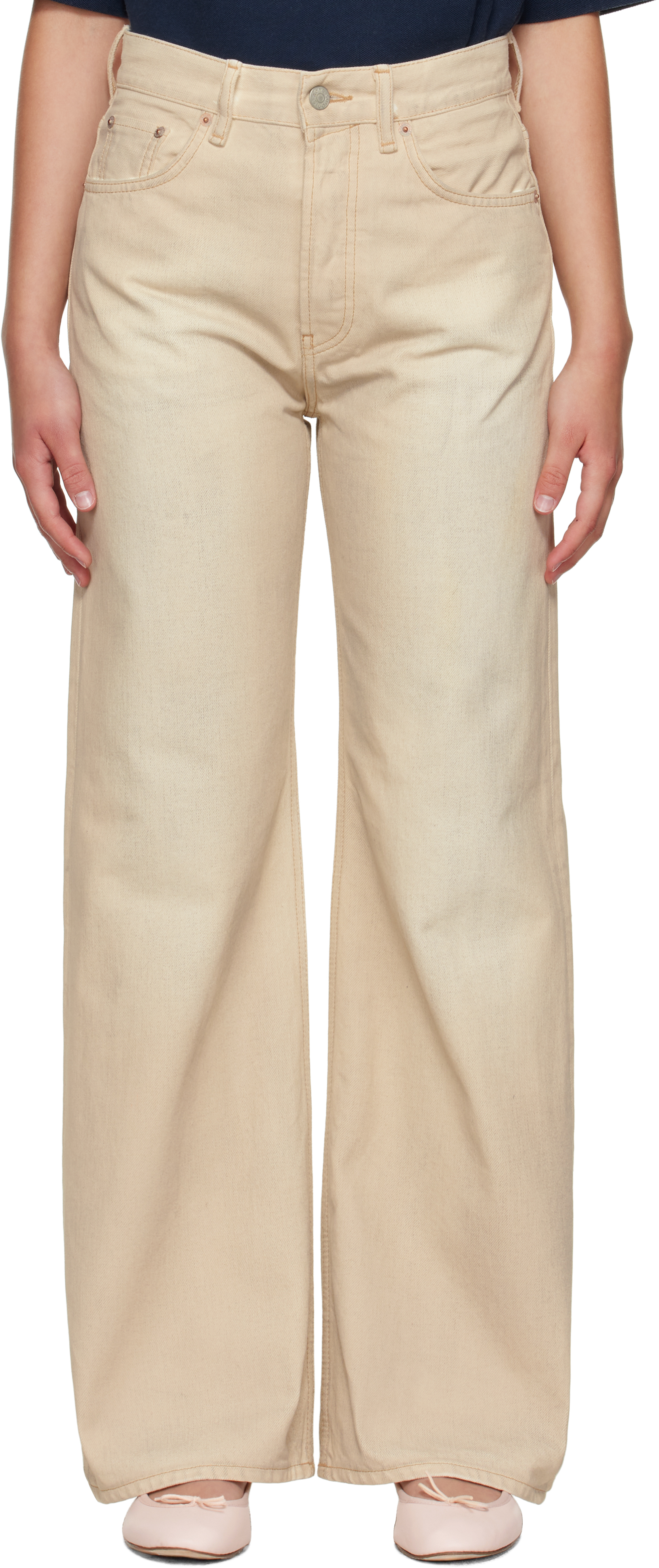 Beige 2021F Regular Fit Jeans