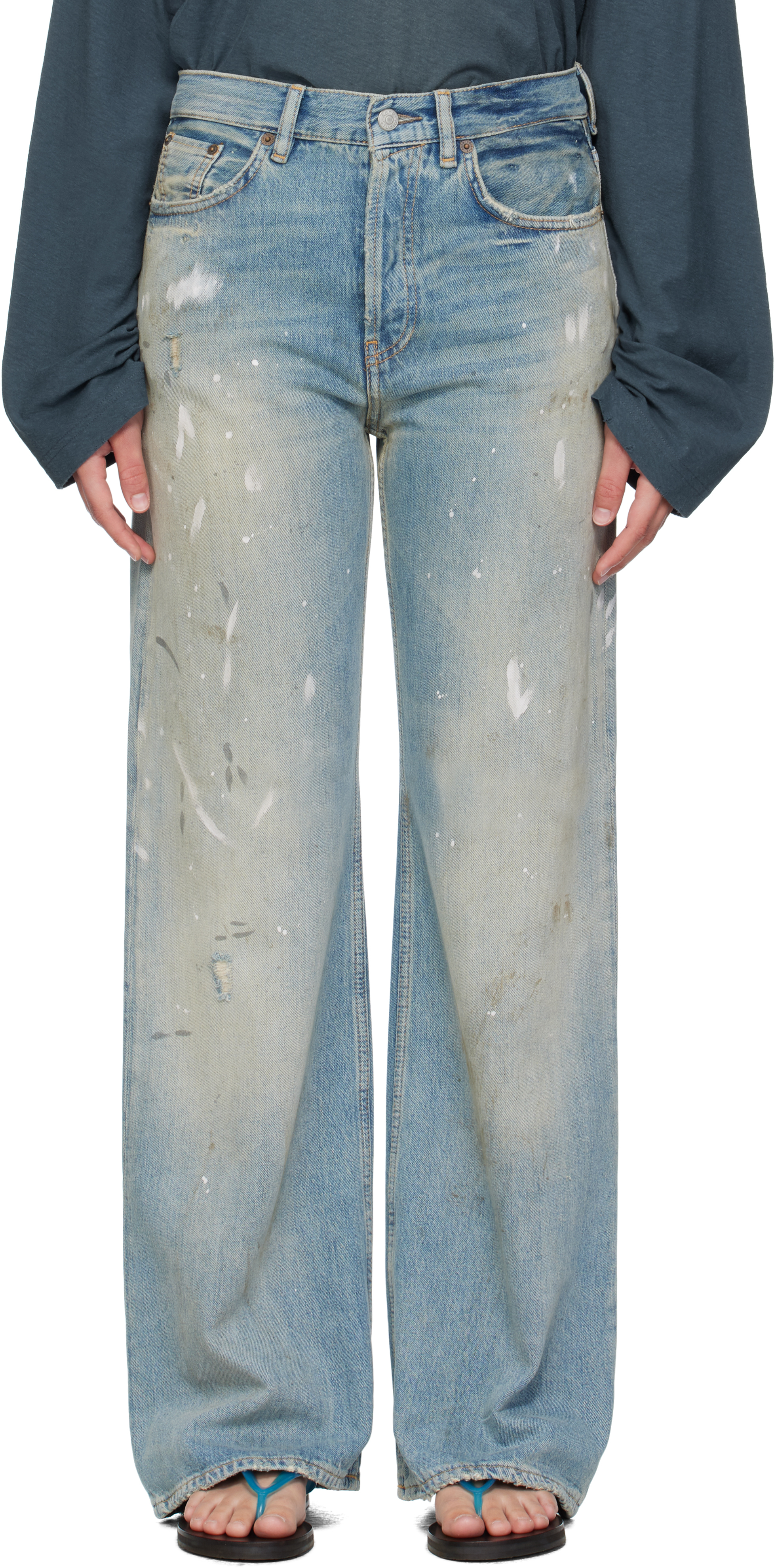 Acne Studios レギュラーフィットジーンズ2021F Acne Studios - レギュラーフィットジーンズ - 2021F - ブラック