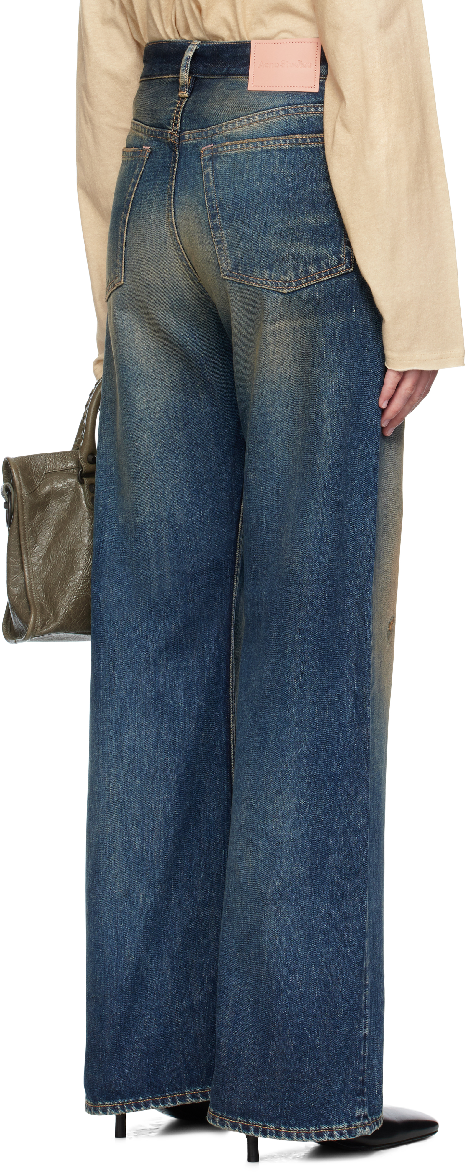 Acne Studios Blue Regular-fit 2021m Jeans In Blue