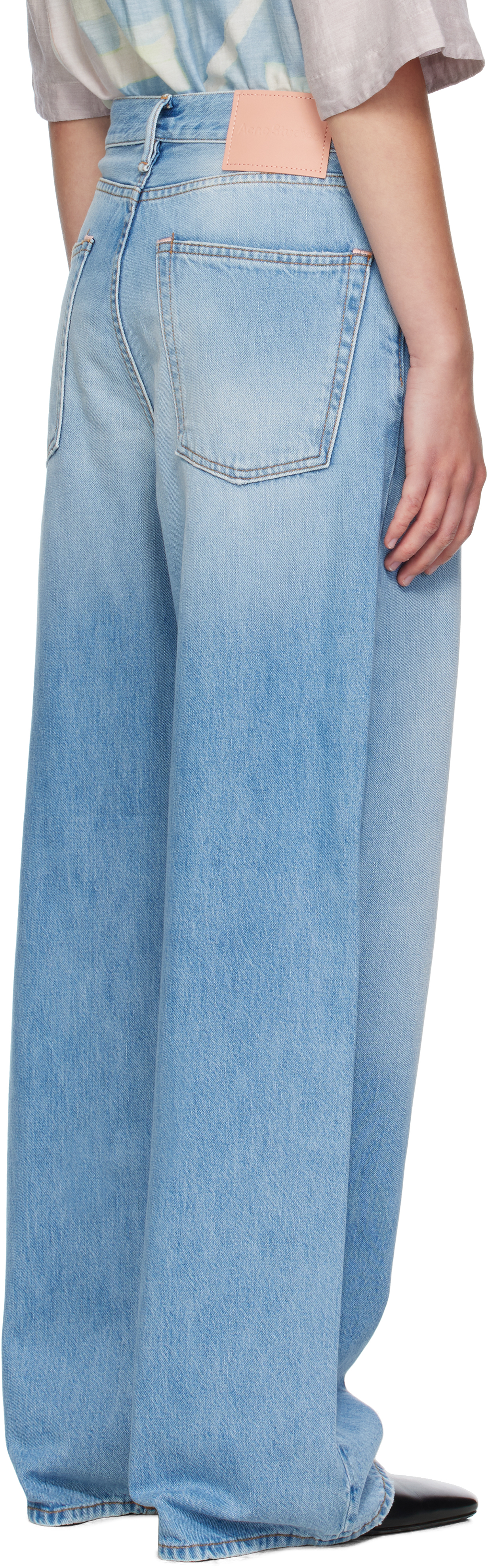 Acne Studios Blue Loose-fit 1981 Jeans In Blue
