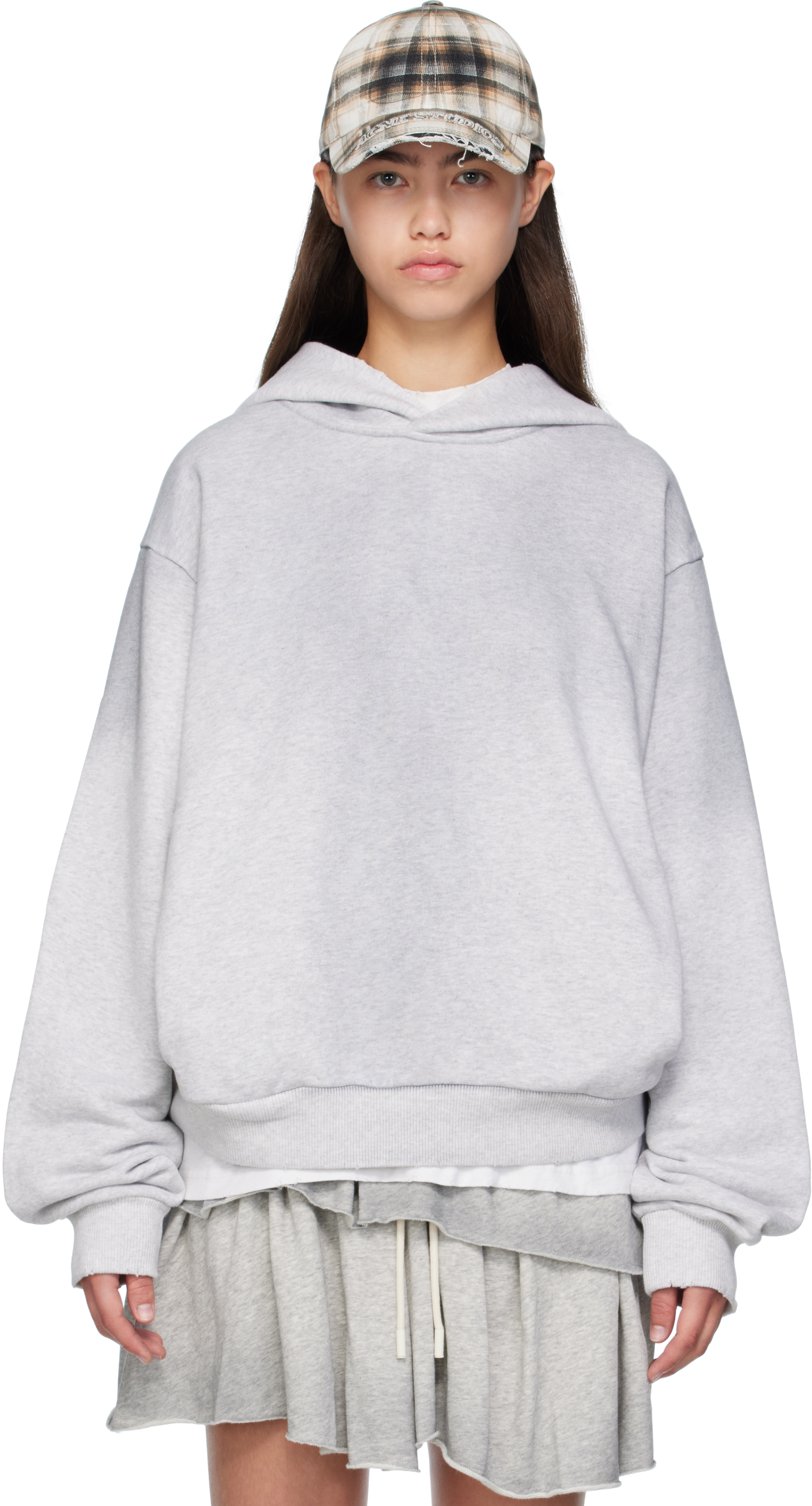 Gray Logo Hoodie by Acne Studios on Sale