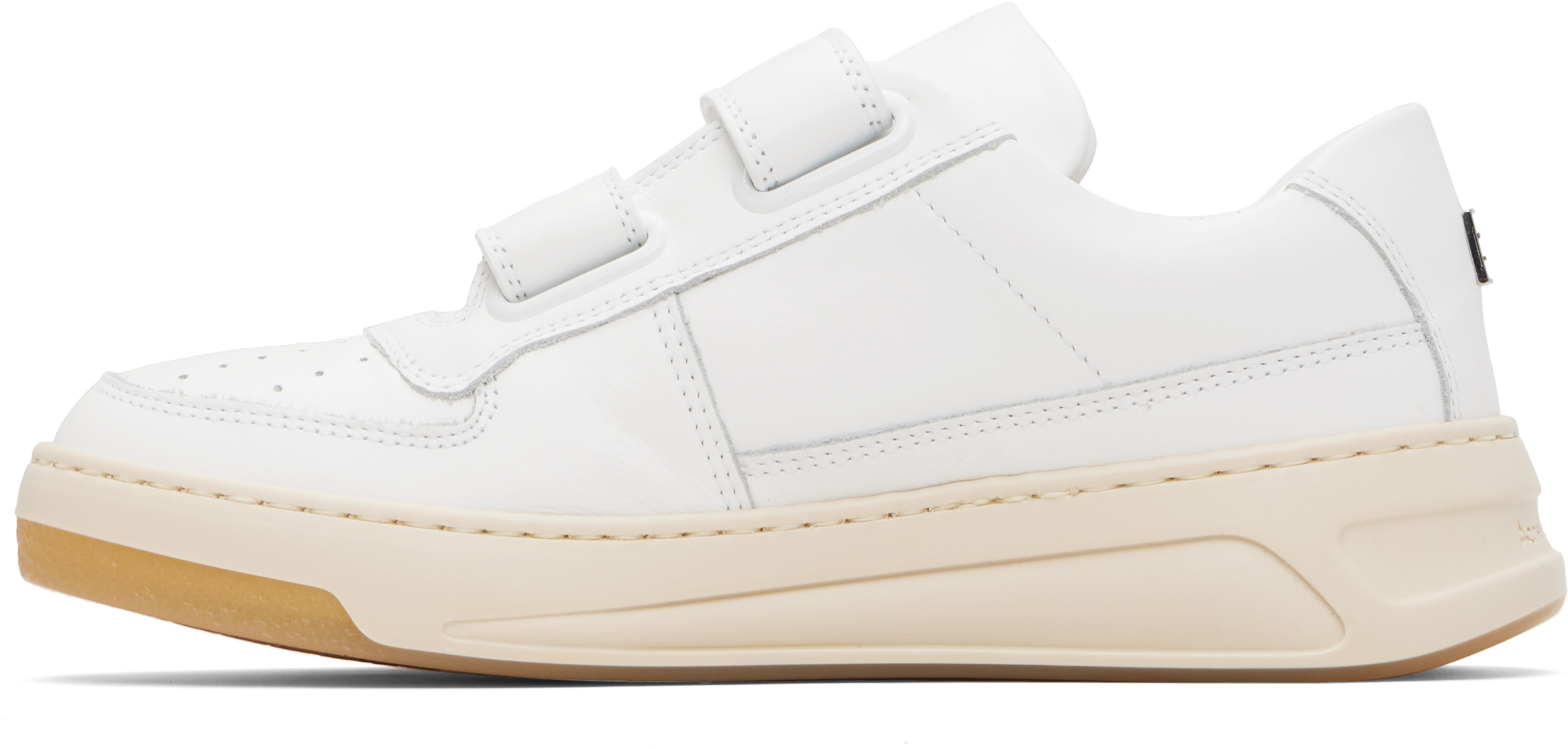 Acne Studios White Velcro Strap Sneakers