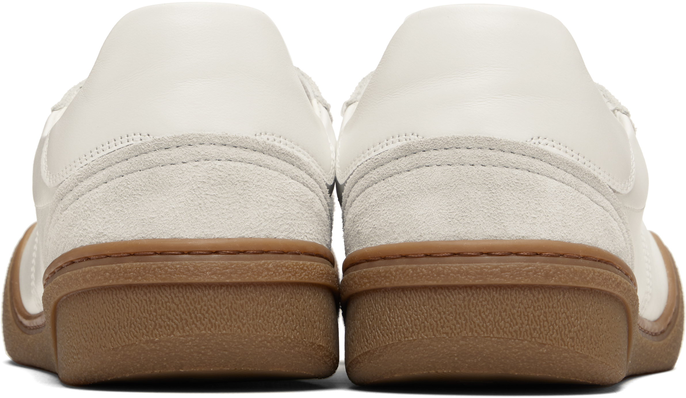 Acne Studios White Lace-up Sneakers In White