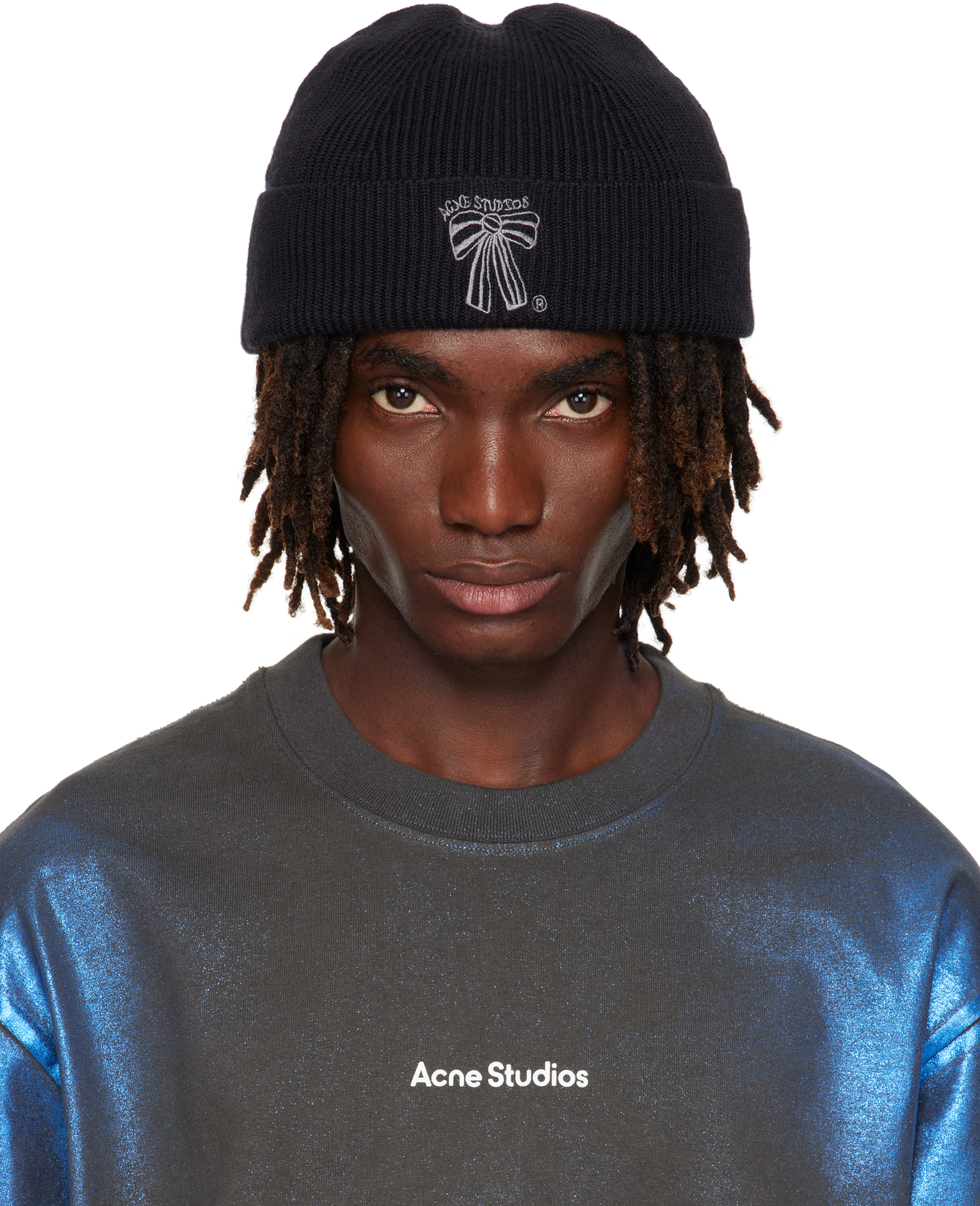 Acne Studios ニット帽 ポンポン付きビーニー C40135-990_A.jpg