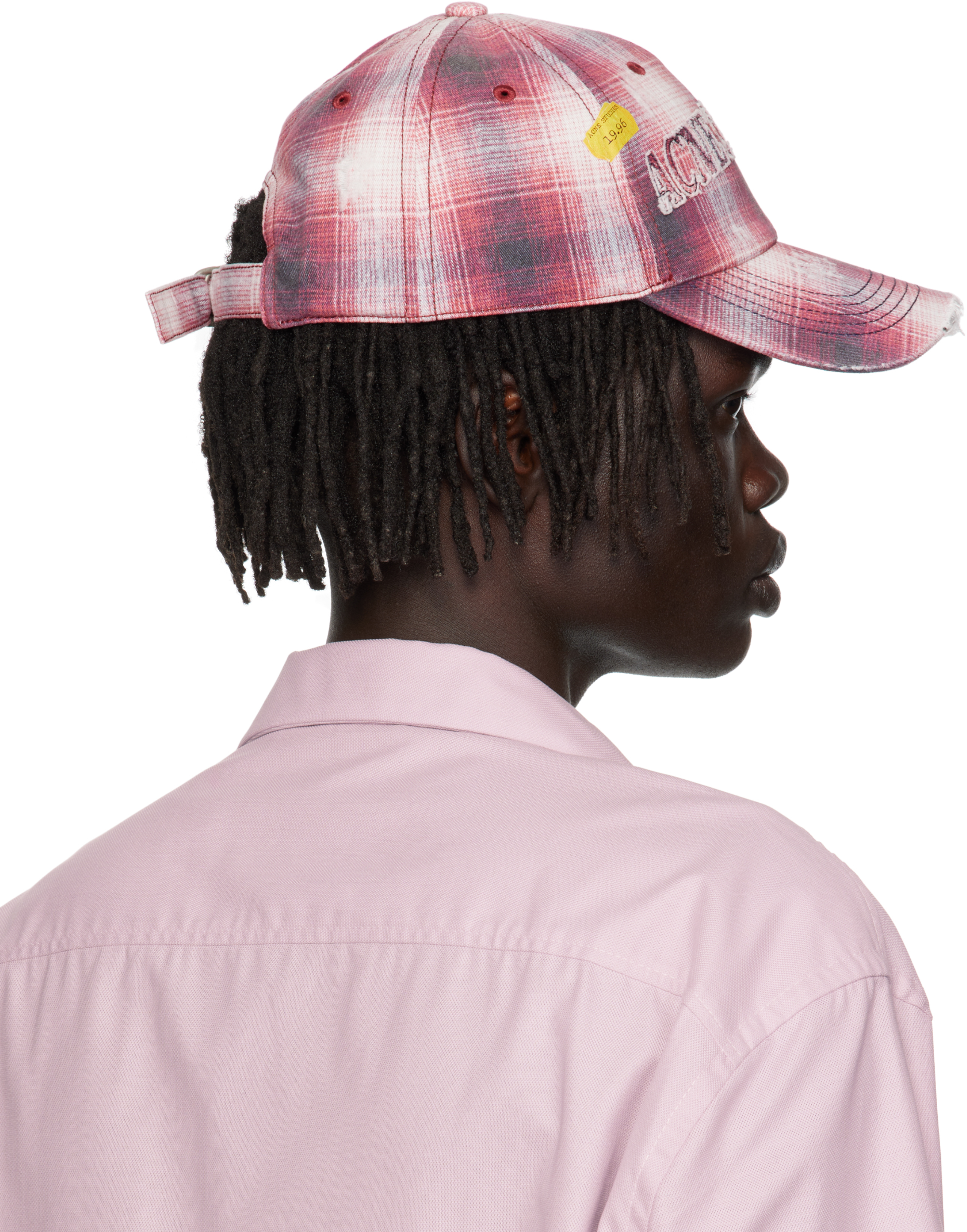 Acne Studios Pink Distressed Cap