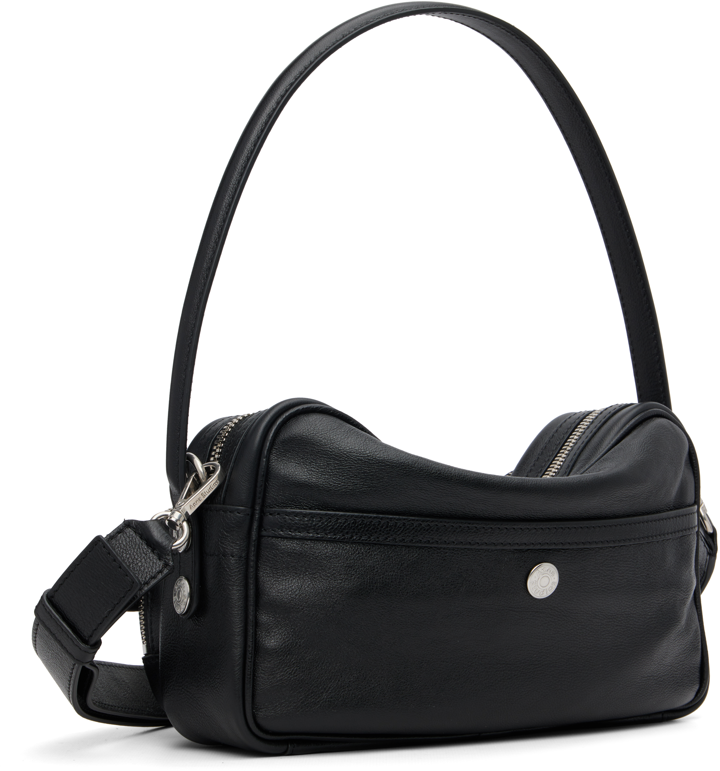 Acne Studios Black Camero Party Shoulder Bag In Black