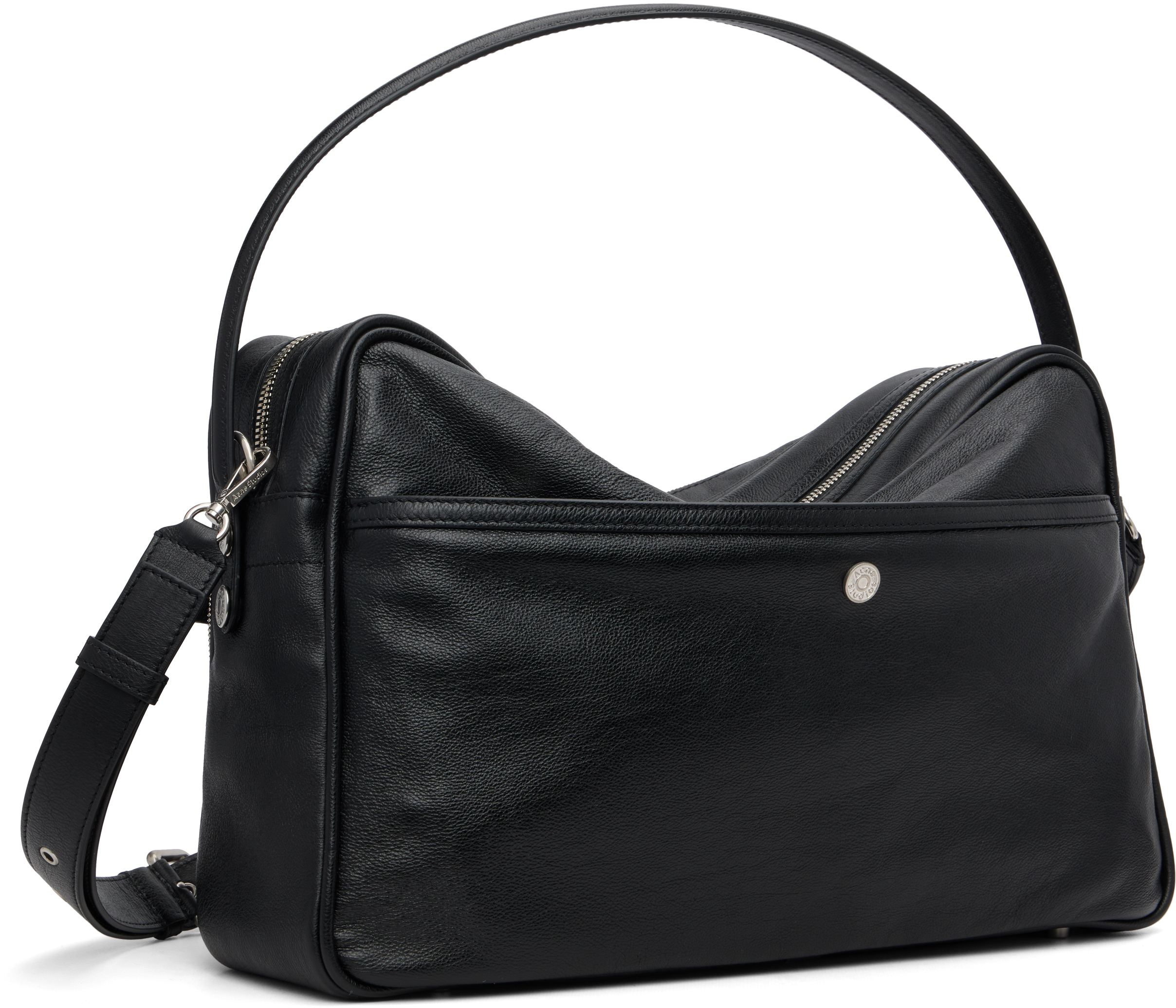 Acne Studios Black Camero Camera Shoulder Bag In Black