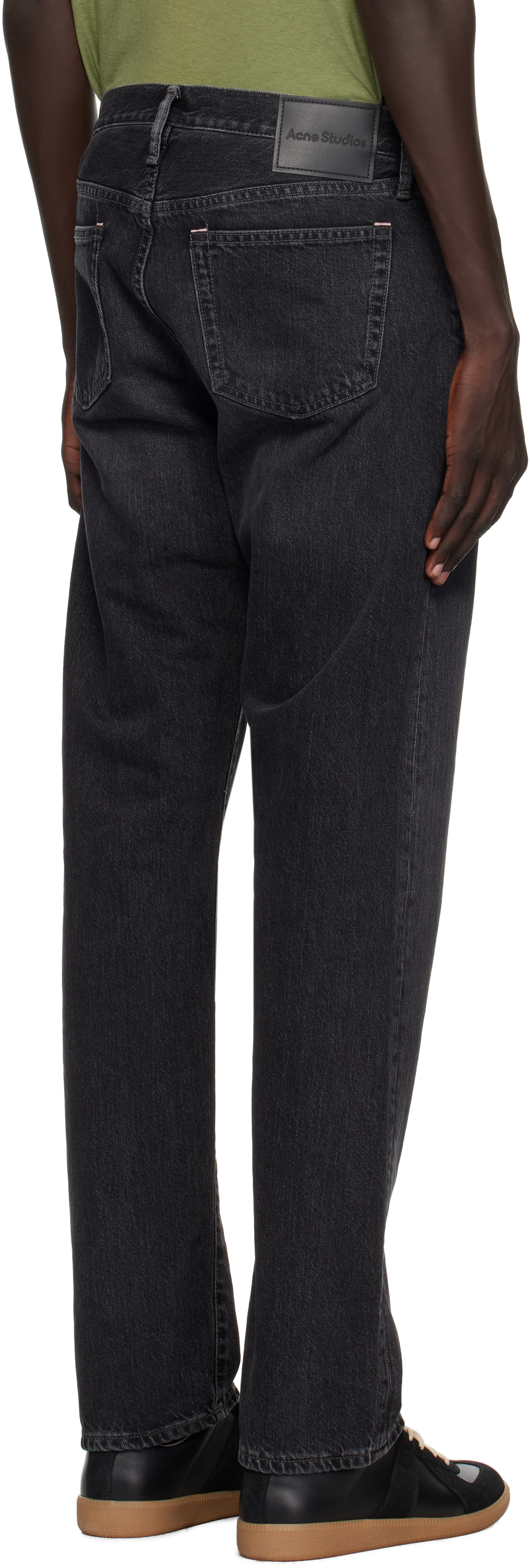 Acne Studios Black Loose Fit 1999 Jeans In Black