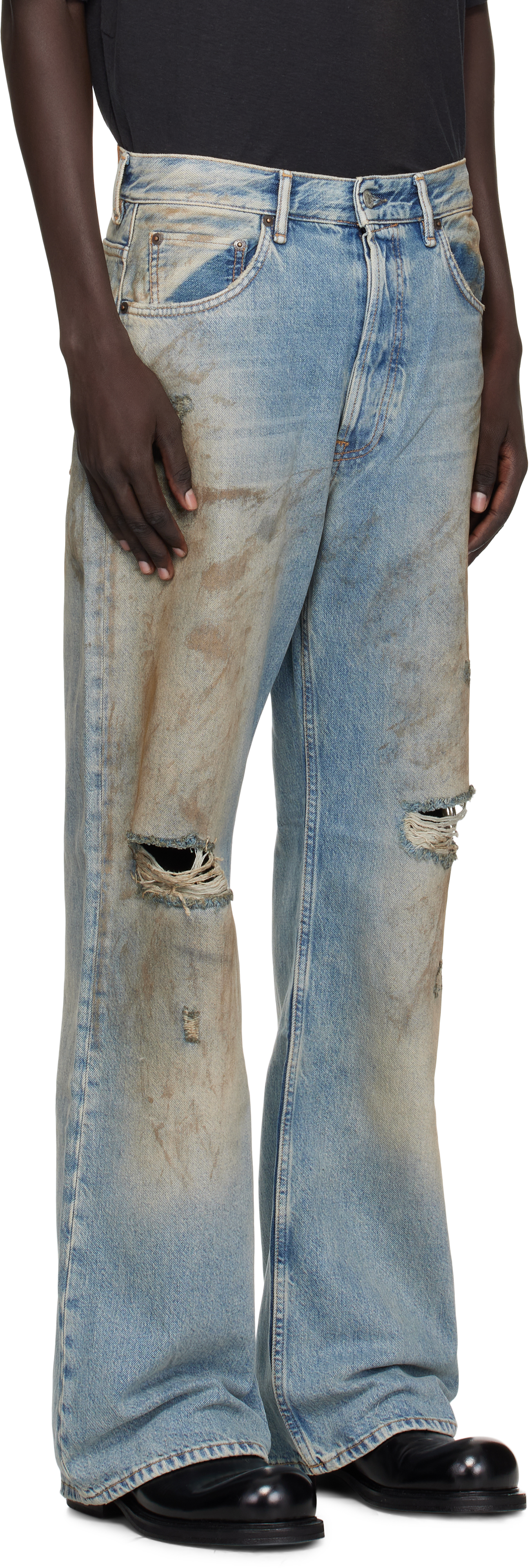 Acne Studios Blue Regular Fit 2021m Jeans In Blue