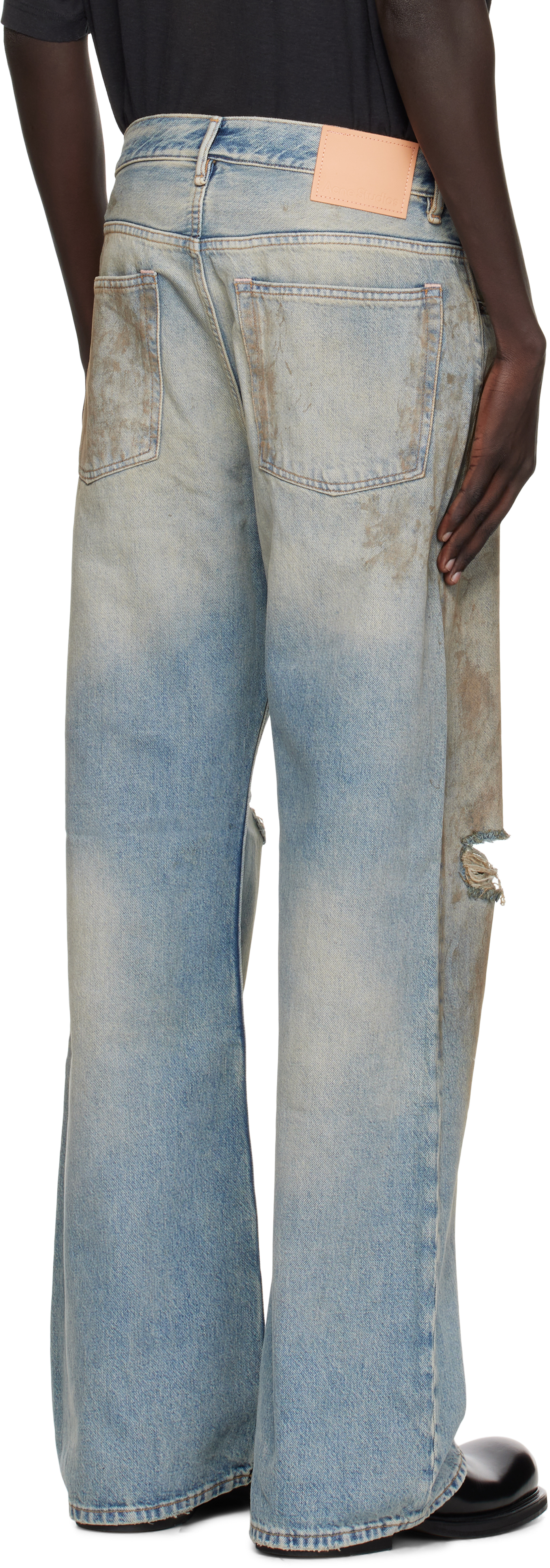 Acne Studios Blue Regular Fit 2021m Jeans In Blue