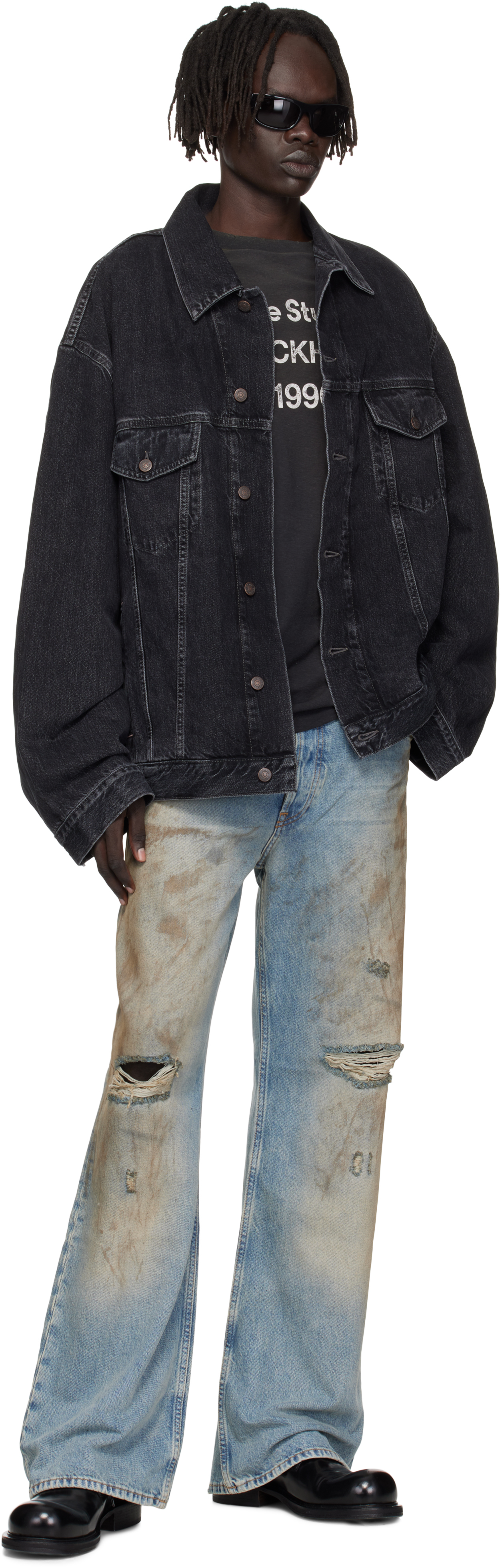 Acne Studios Blue Regular Fit 2021m Jeans In Blue