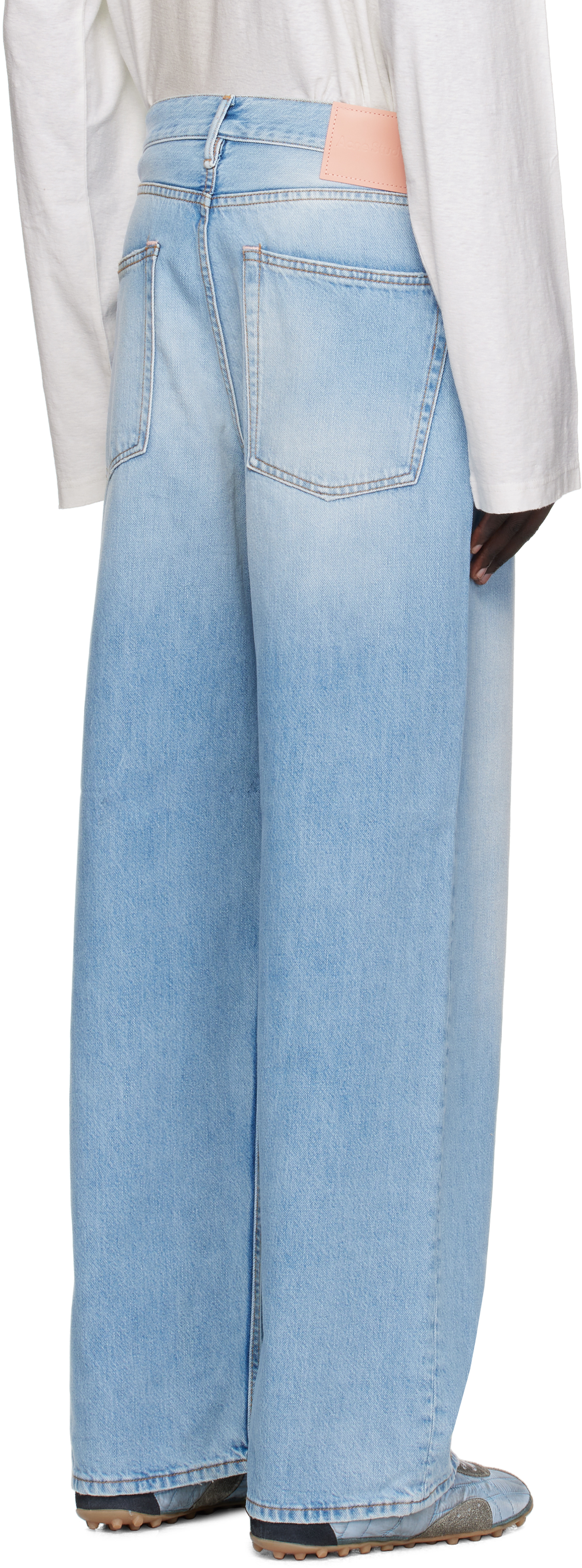 Acne Studios Blue Regular Fit 2021m Jeans In Blue