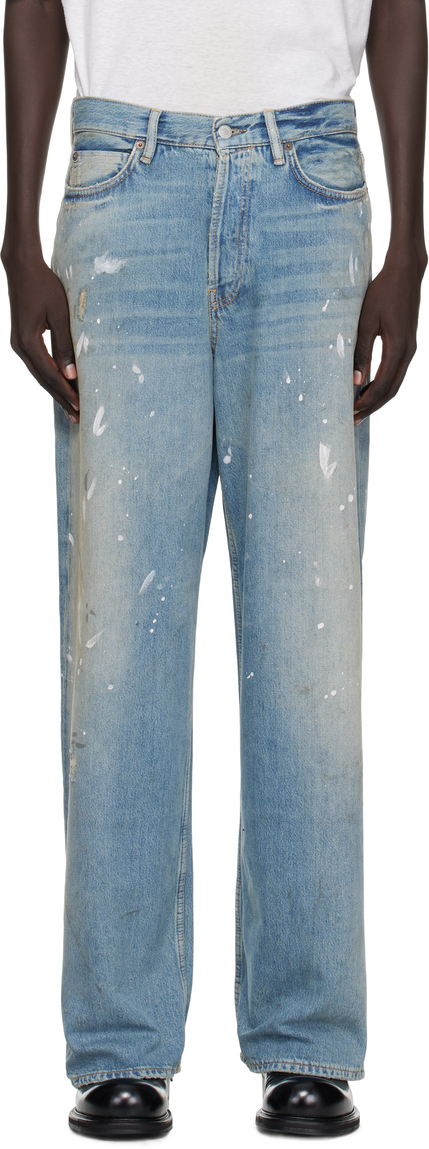 Acne Studios: Blue 1981 U Jeans | SSENSE