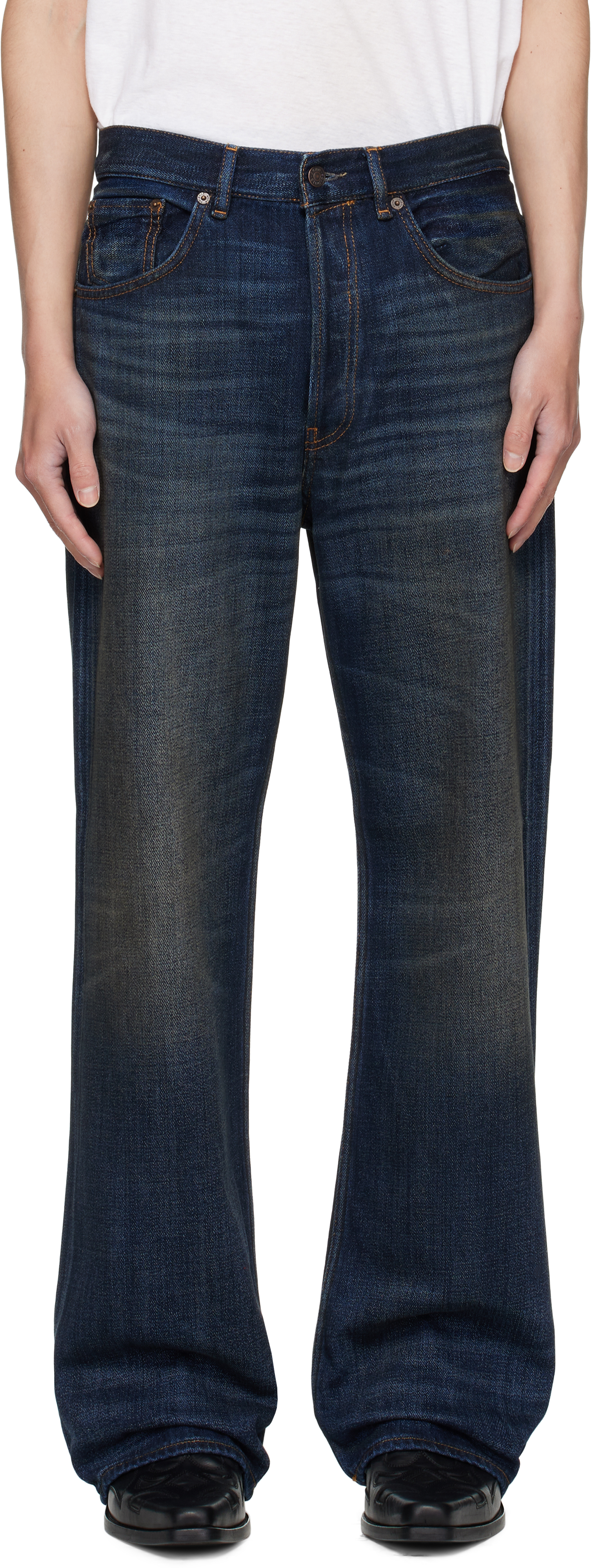 Navy 2021M YOYOGI Jeans by Acne Studios on Sale