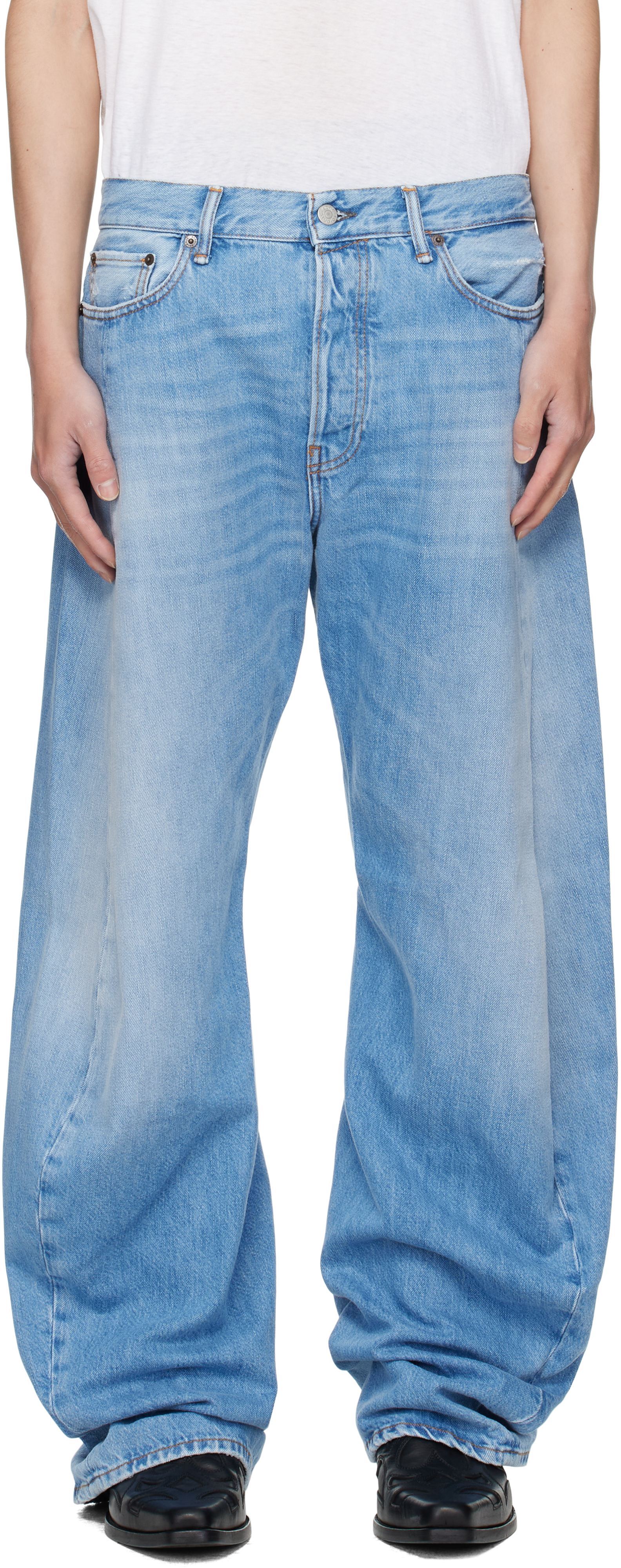 Acne Studios: Blue 2006M Goldmine Jeans | SSENSE