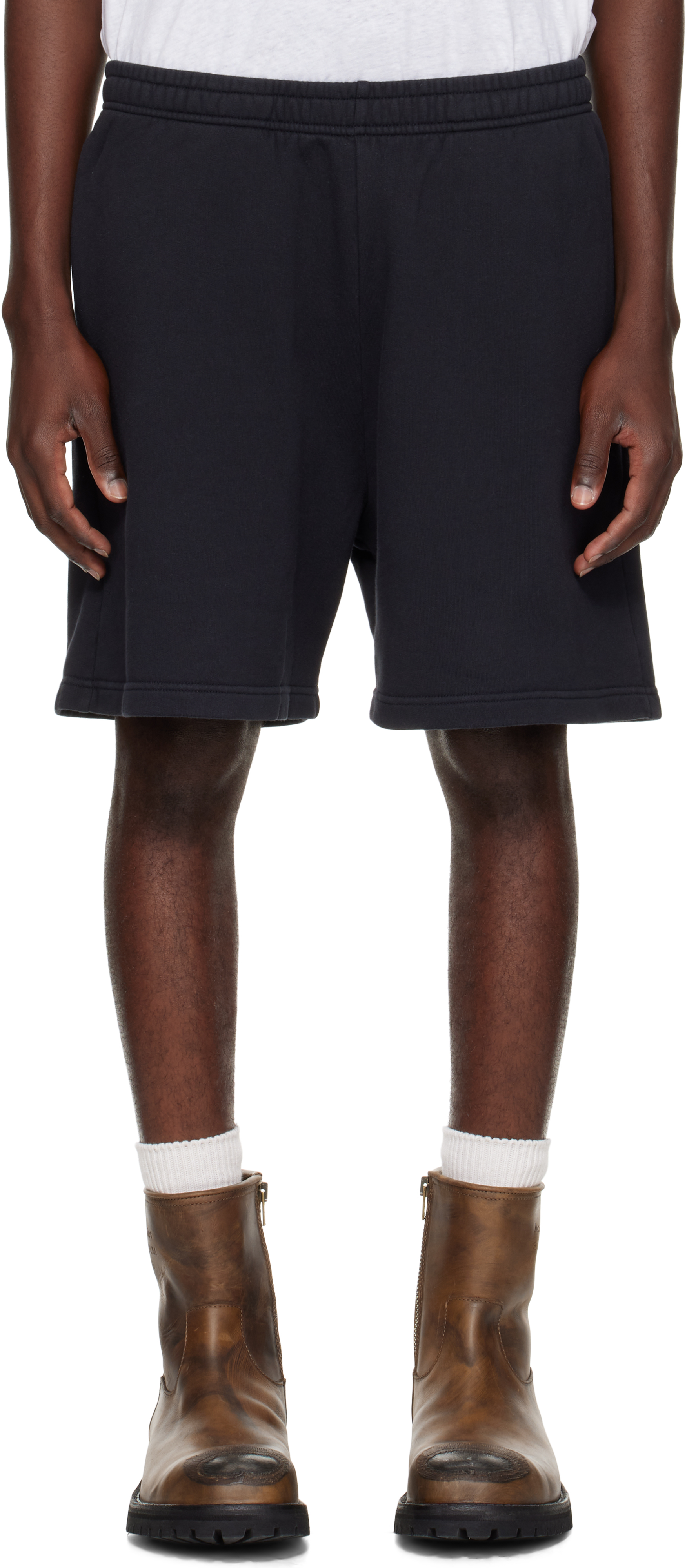 【acne studios・アクネ】 SHORTS ショートパンツ Acne Studios - コットンショートパンツ - フェイデッドブラック