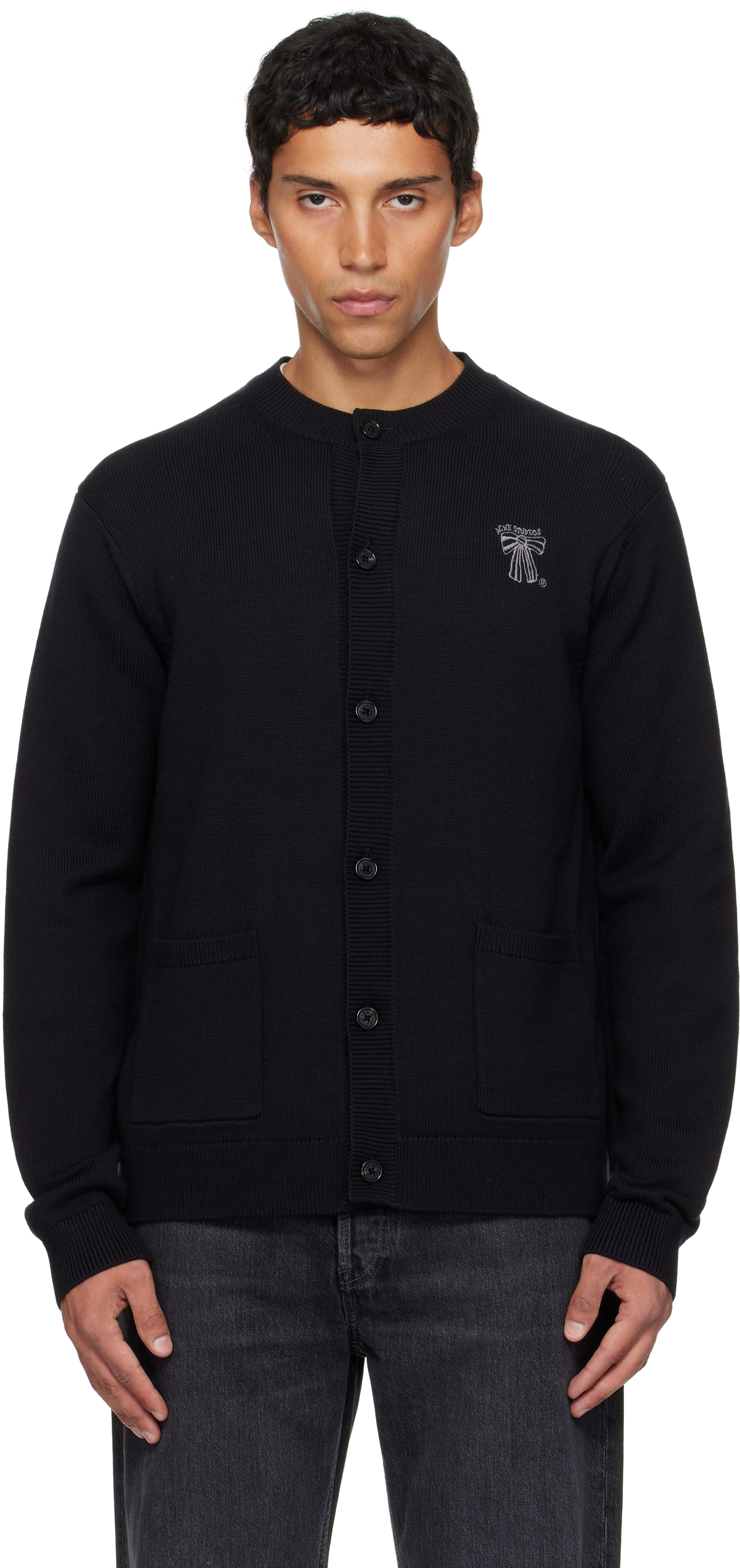 Acne Studios ブラック カーディガン XL アクネ Acne Studios - Cardigan v-neckline - Black