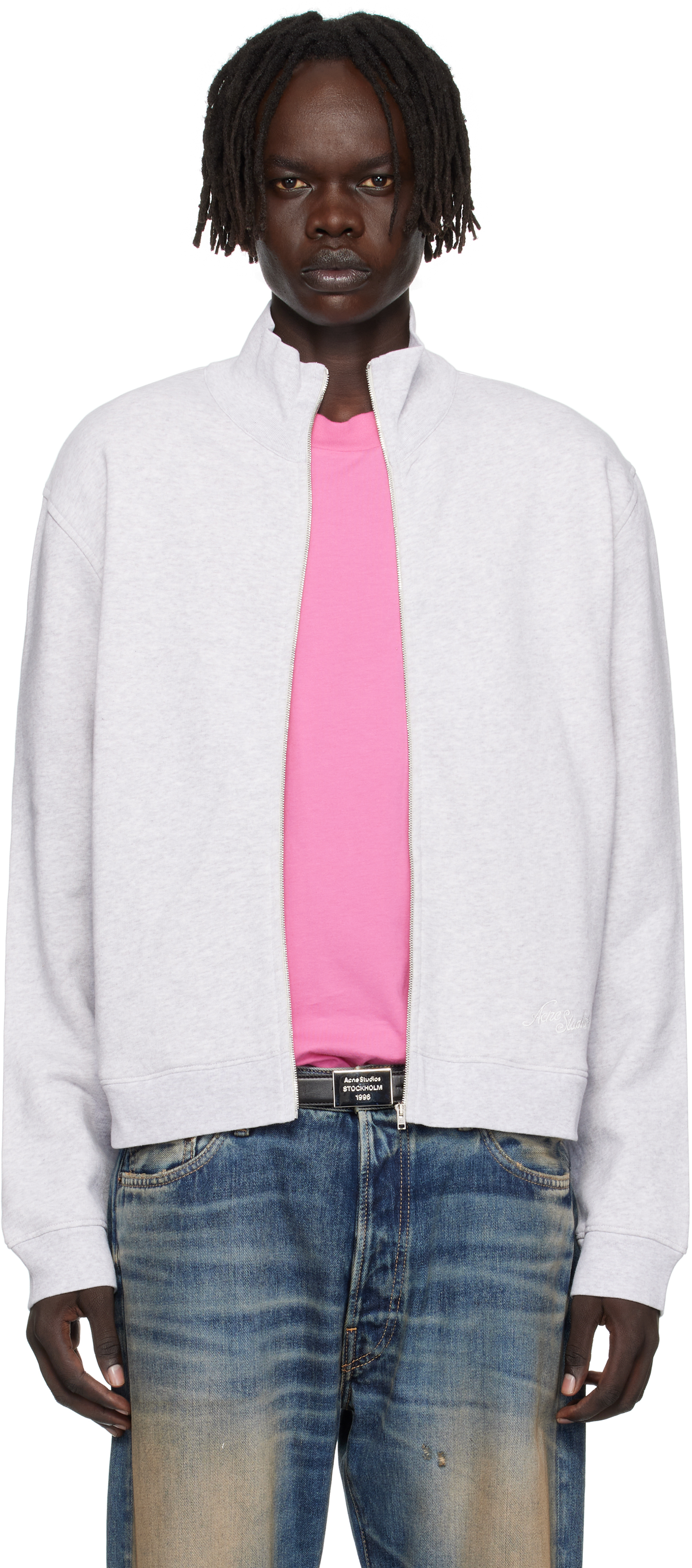 【Acne Studios】グリーン ジップフーディ Acne Studios メンズ フーディ & ジップアップ | SSENSE 日本