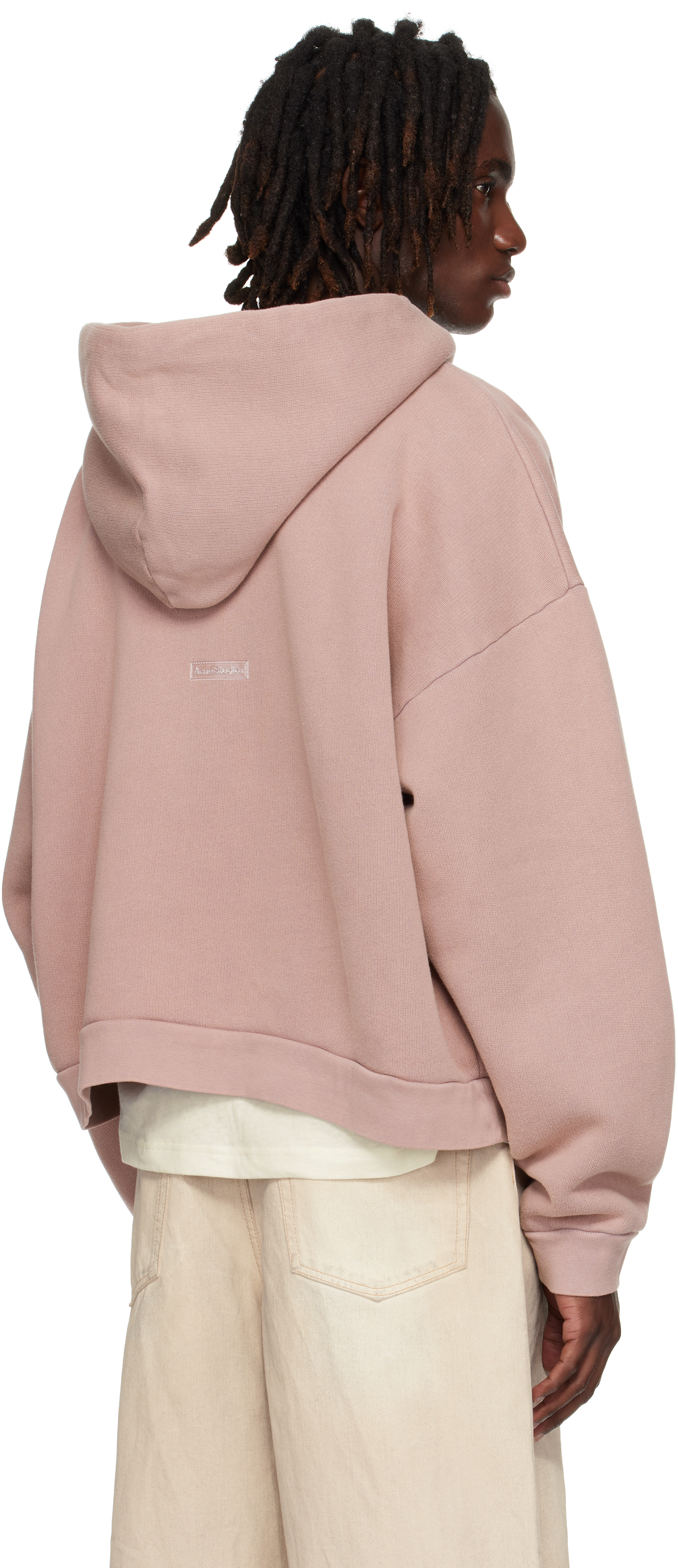 Acne Studios Fester Vintage Hoodie Lavender Purple In Pink